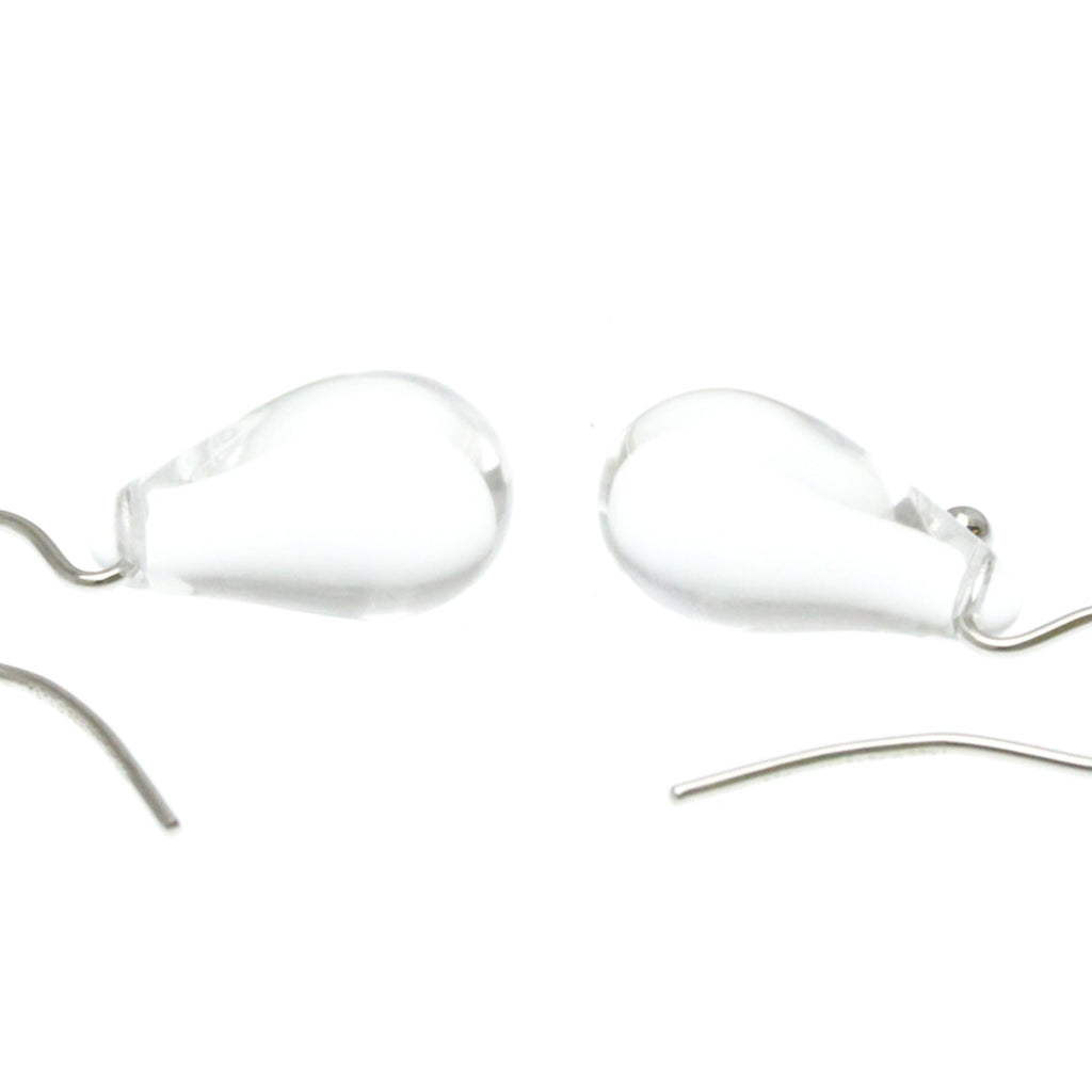 Tiffany Teardrop · Crystal · 18K White Gold