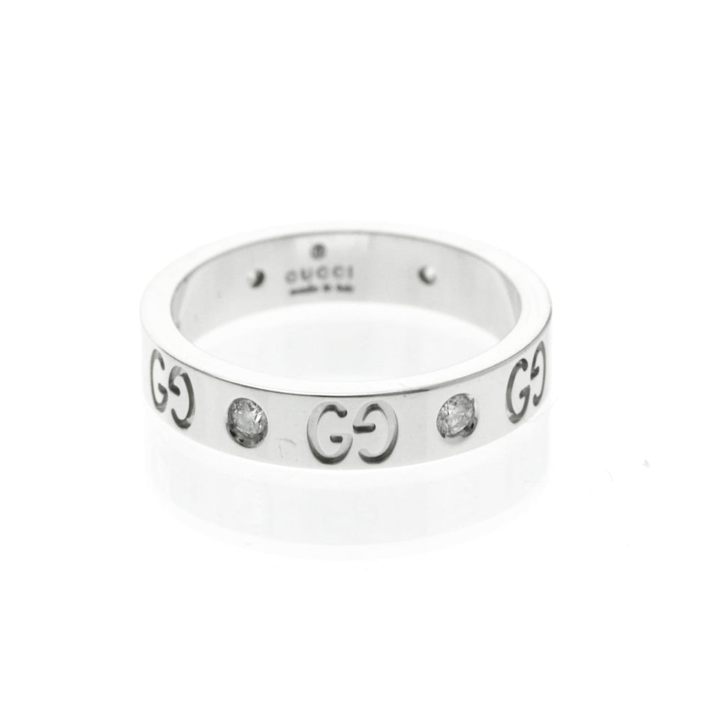 Gucci Icon · Diamond · 18K White Gold