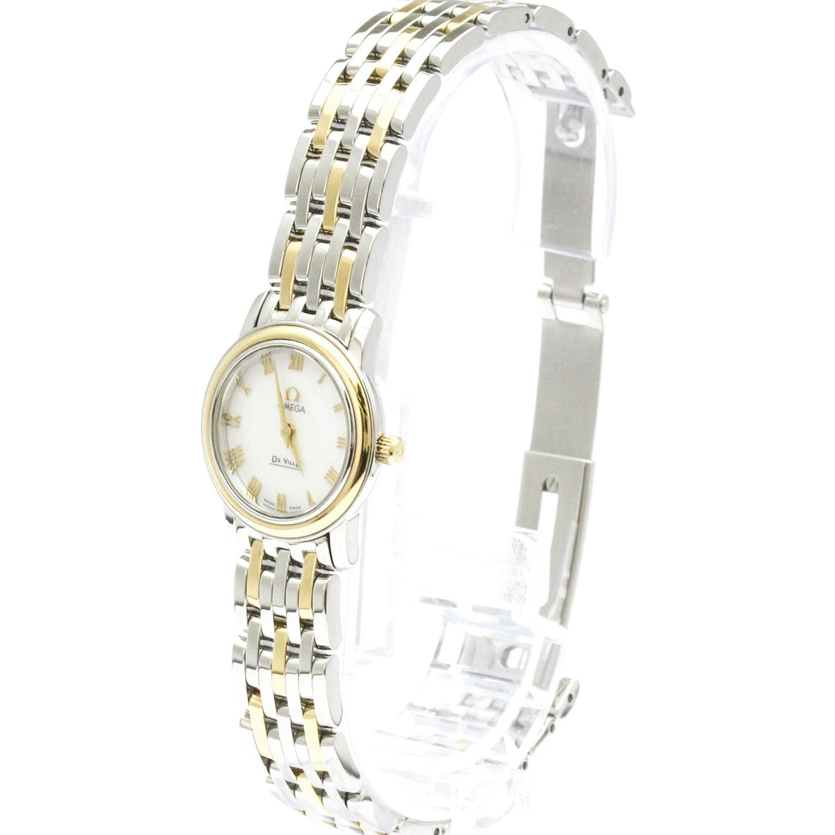 Omega De Ville Prestige · MOP · Steel & 18K Yellow Gold