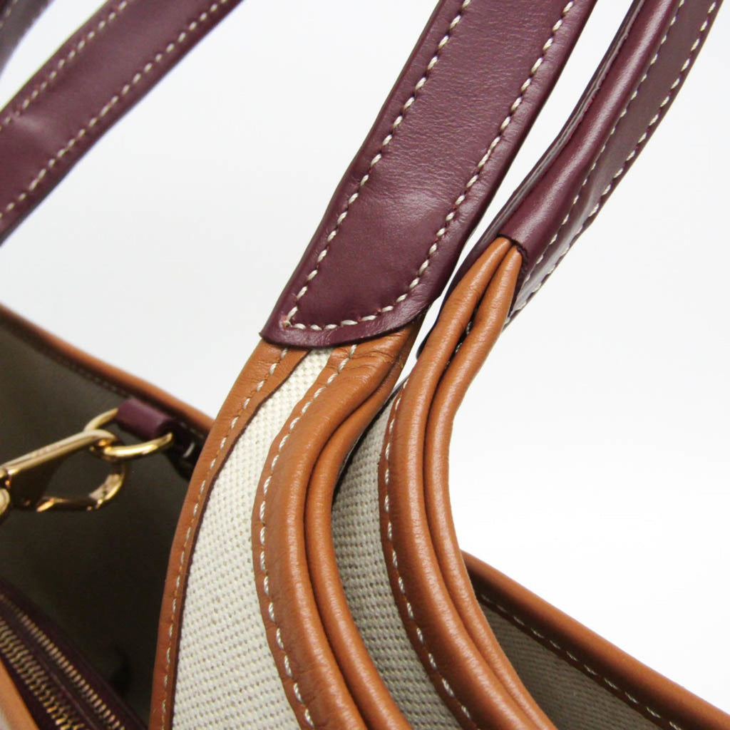 Tod's · Canvas Leather Tote