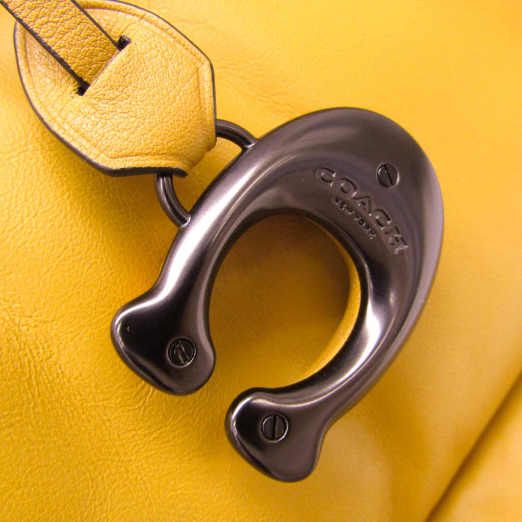 Coach Pillow Tote · Leather