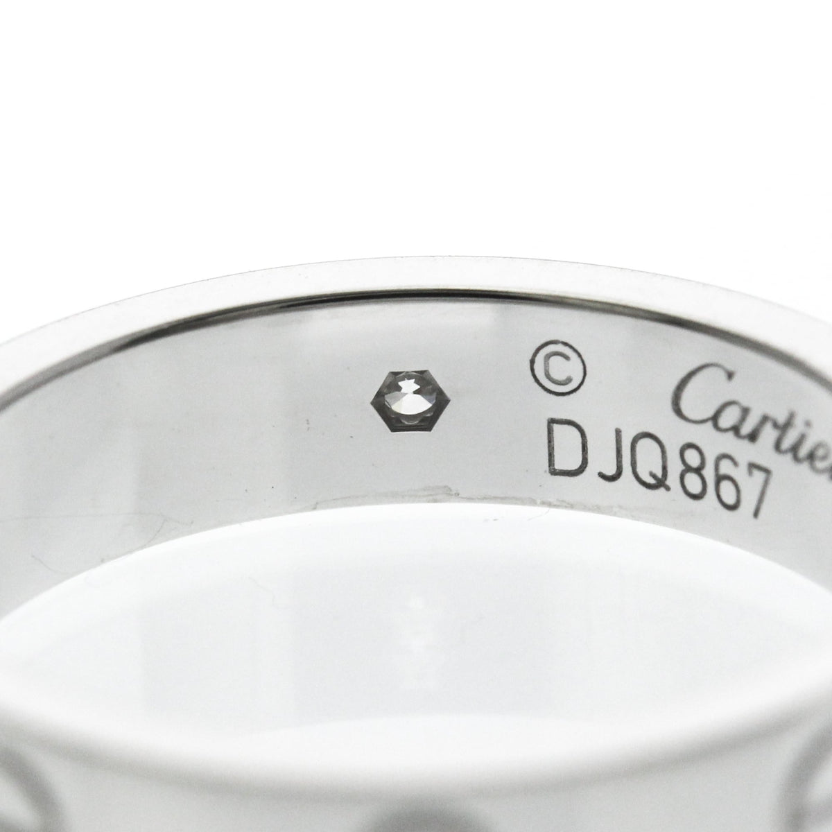 Cartier Mini Love · 18K White Gold · Diamond