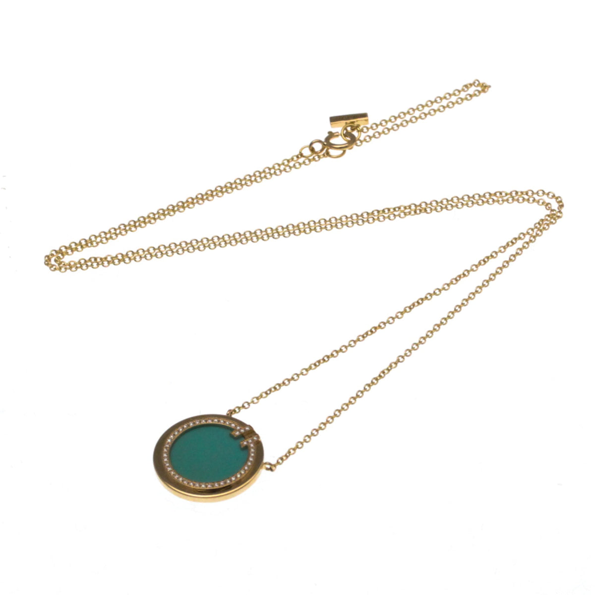Tiffany T Two · Turquoise Diamond · Rose Gold