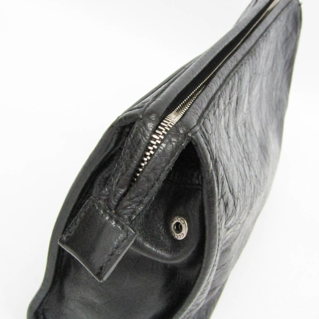 Gucci Interlocking · Leather Clutch