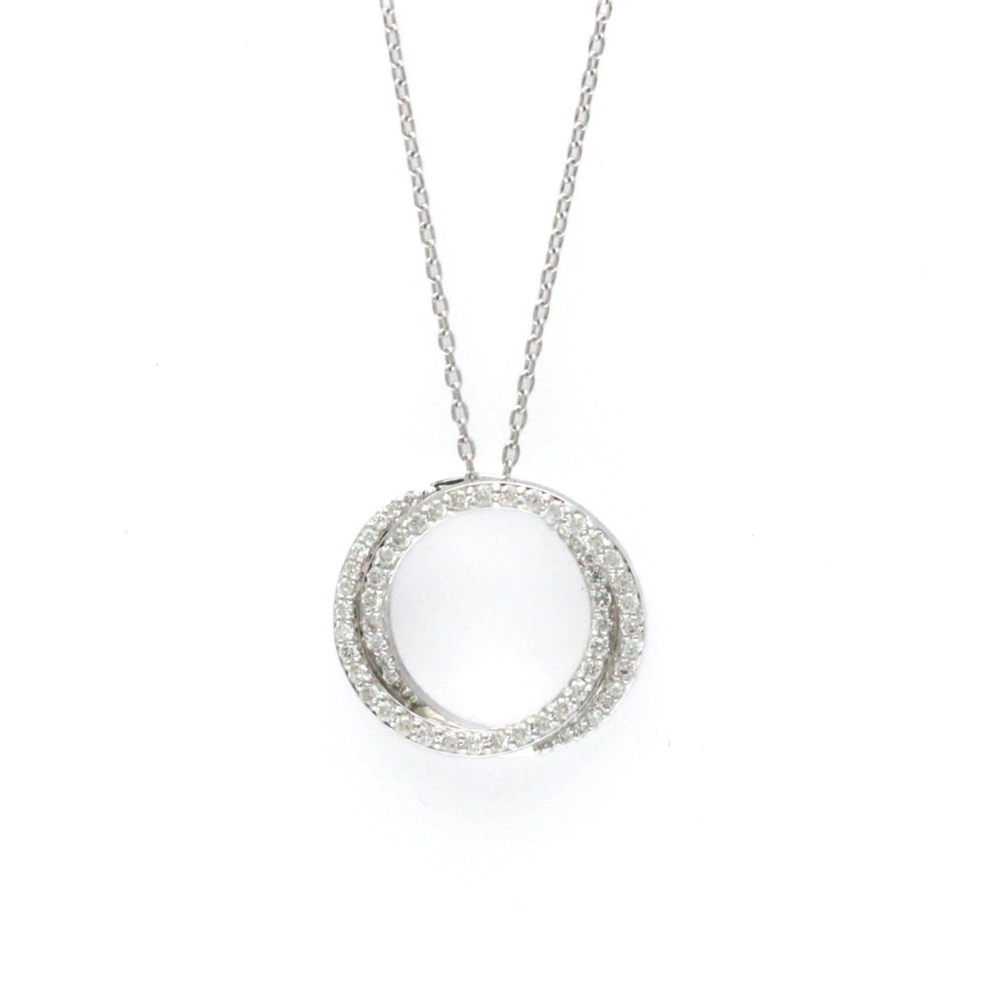 Ponte Vecchio Diamond Circle · 18K White Gold