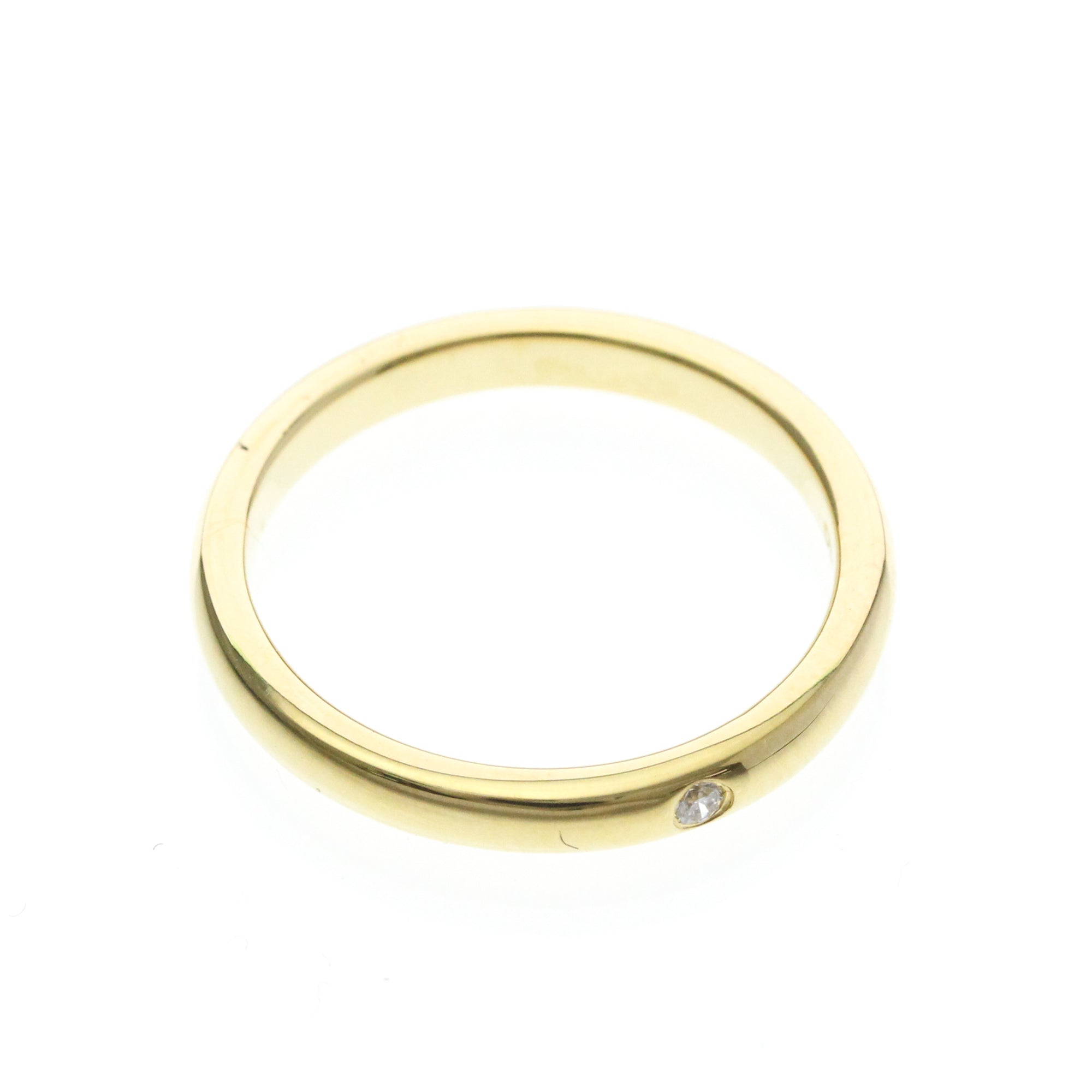 Tiffany Stacking Band · 18K Yellow Gold · Diamond
