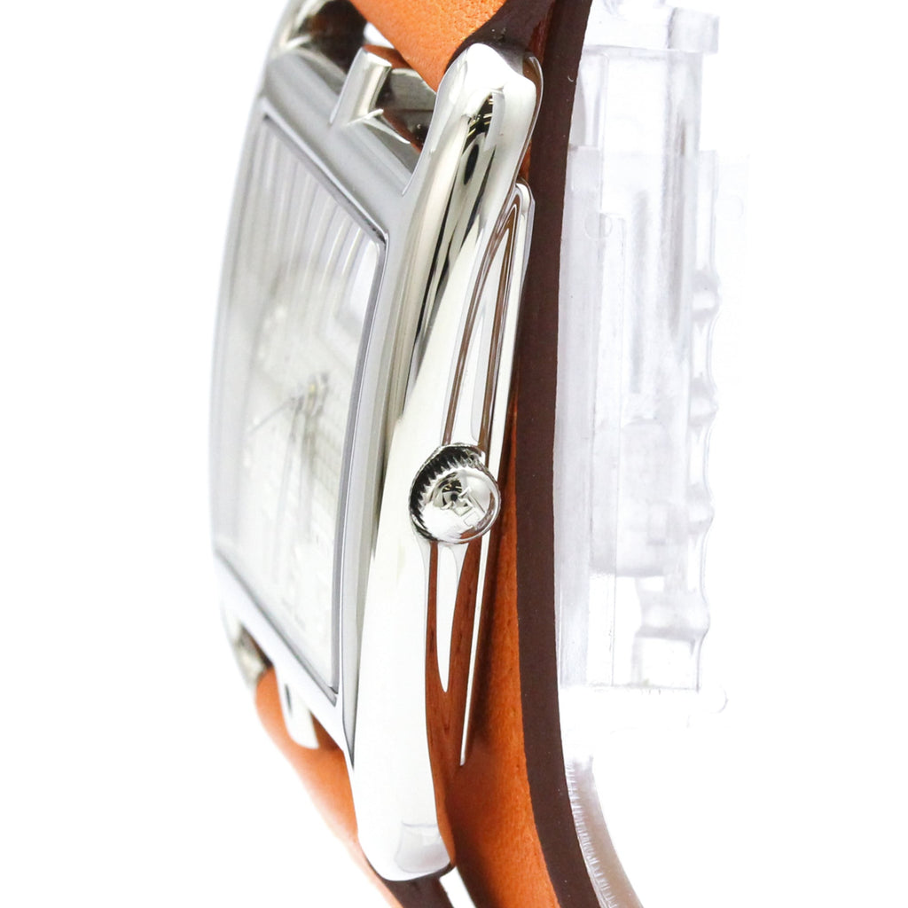 Hermès Cape Cod Double Tour · Steel · Leather