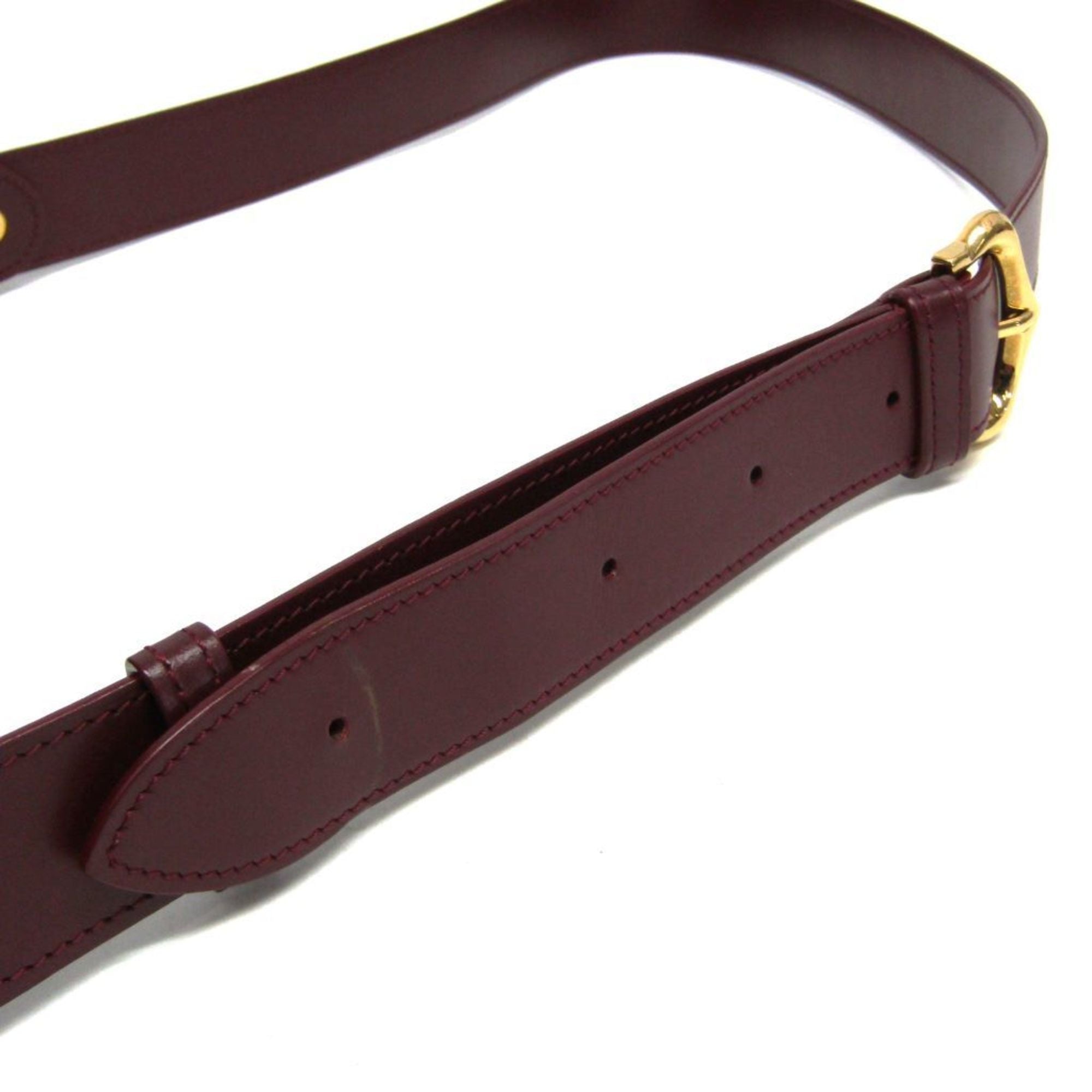 Cartier Must · Leather Shoulder Bag · Bordeaux