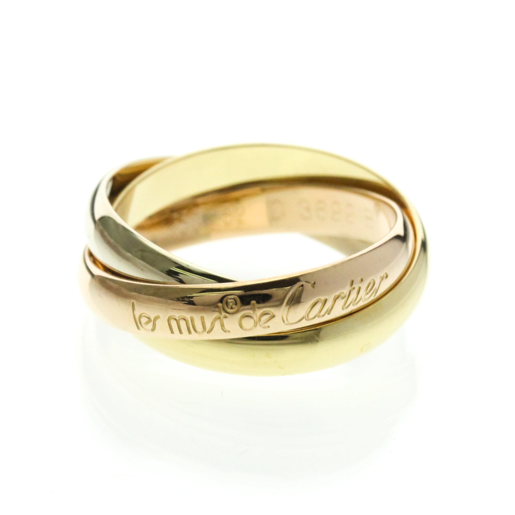 Cartier Trinity · Tri-Gold Band Ring