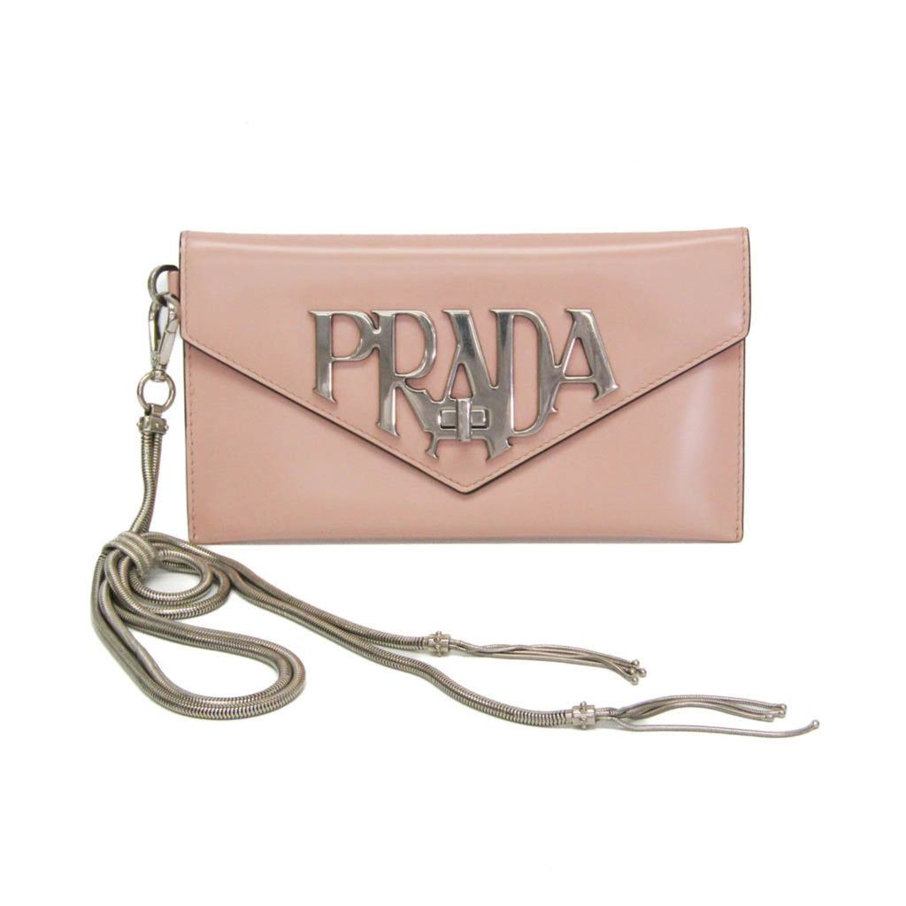 Prada Envelope Chain · Leather Clutch
