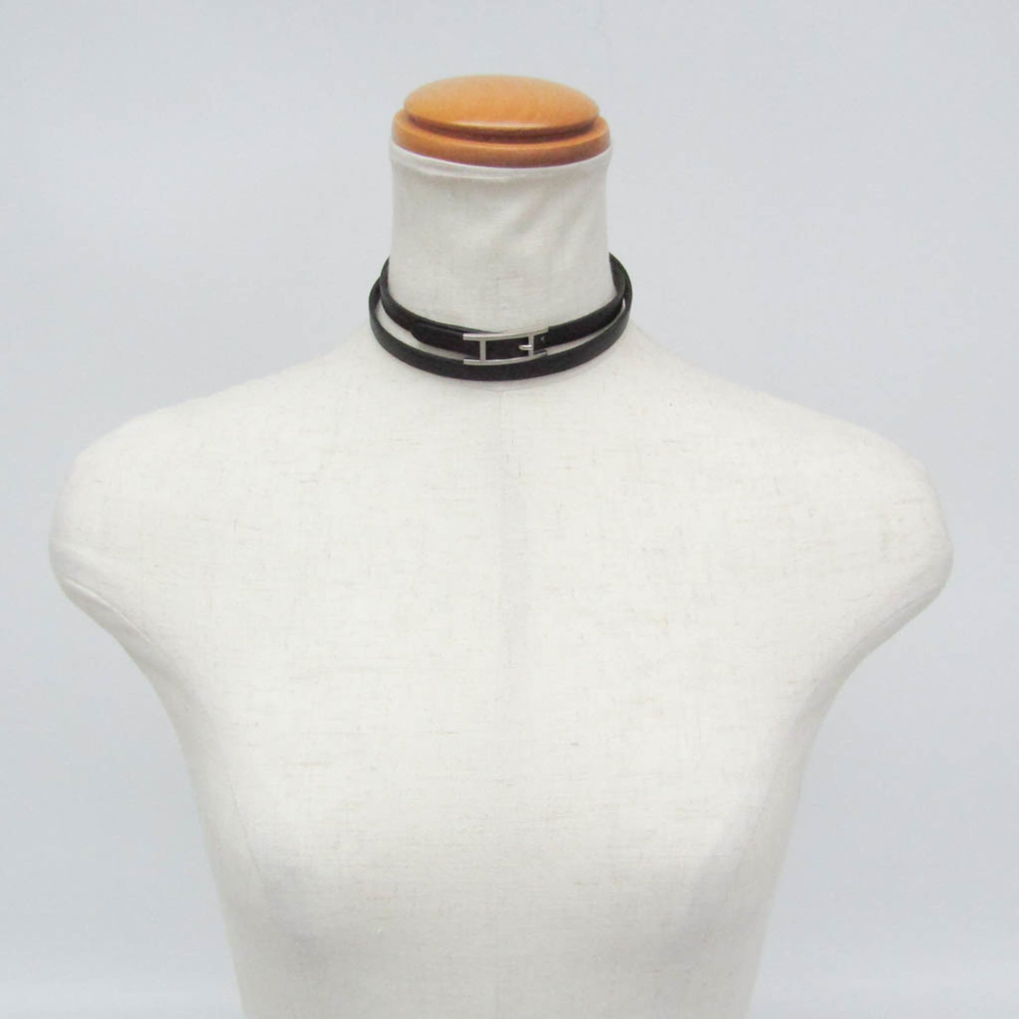 Hermès Hapi · Choker Bangle · Leather
