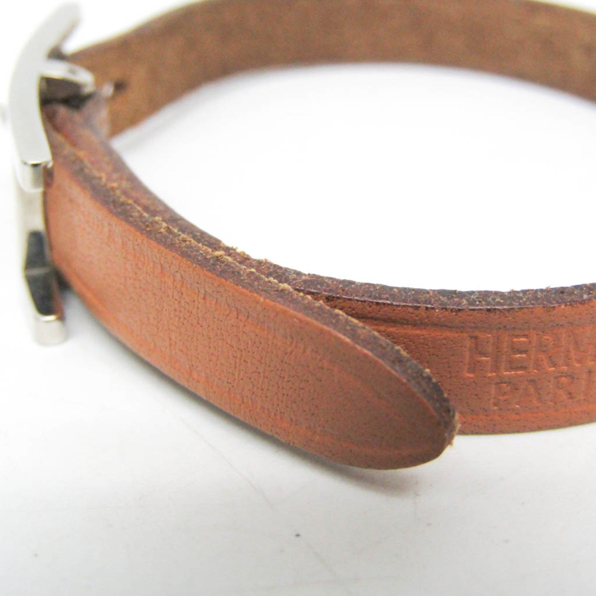 Hermès Hapi · Leather Bangle