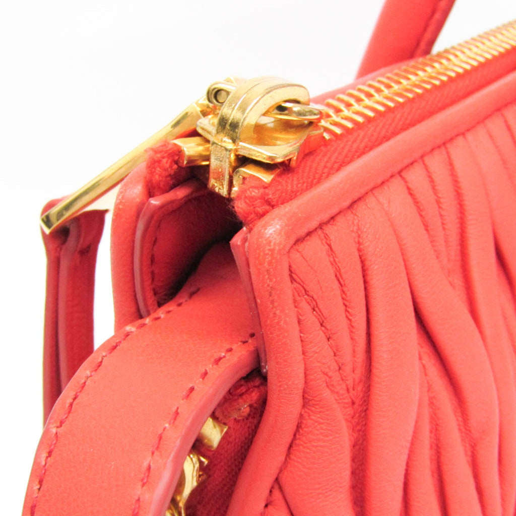 Miu Miu Matelassé · Leather