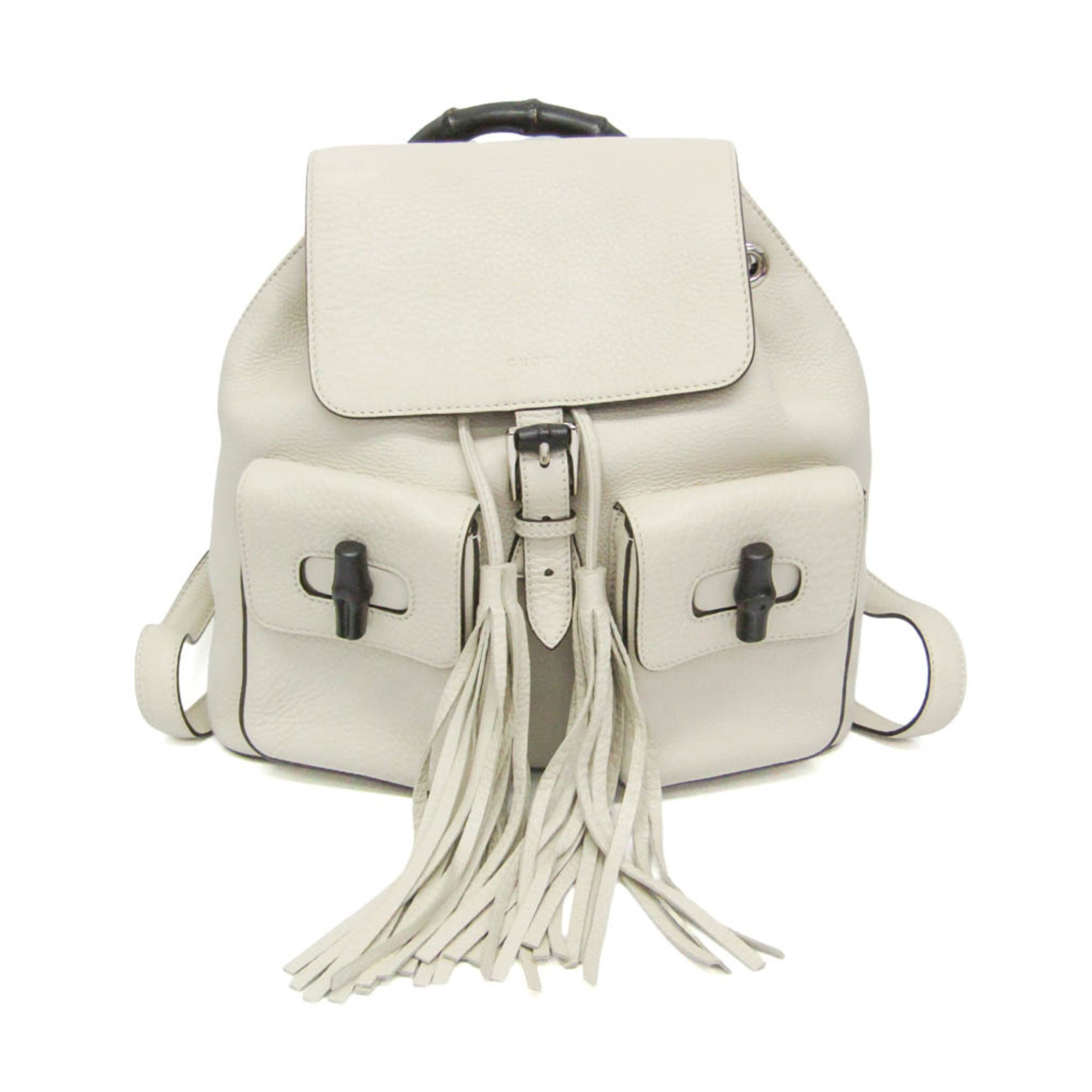 Gucci Bamboo · Leather Backpack