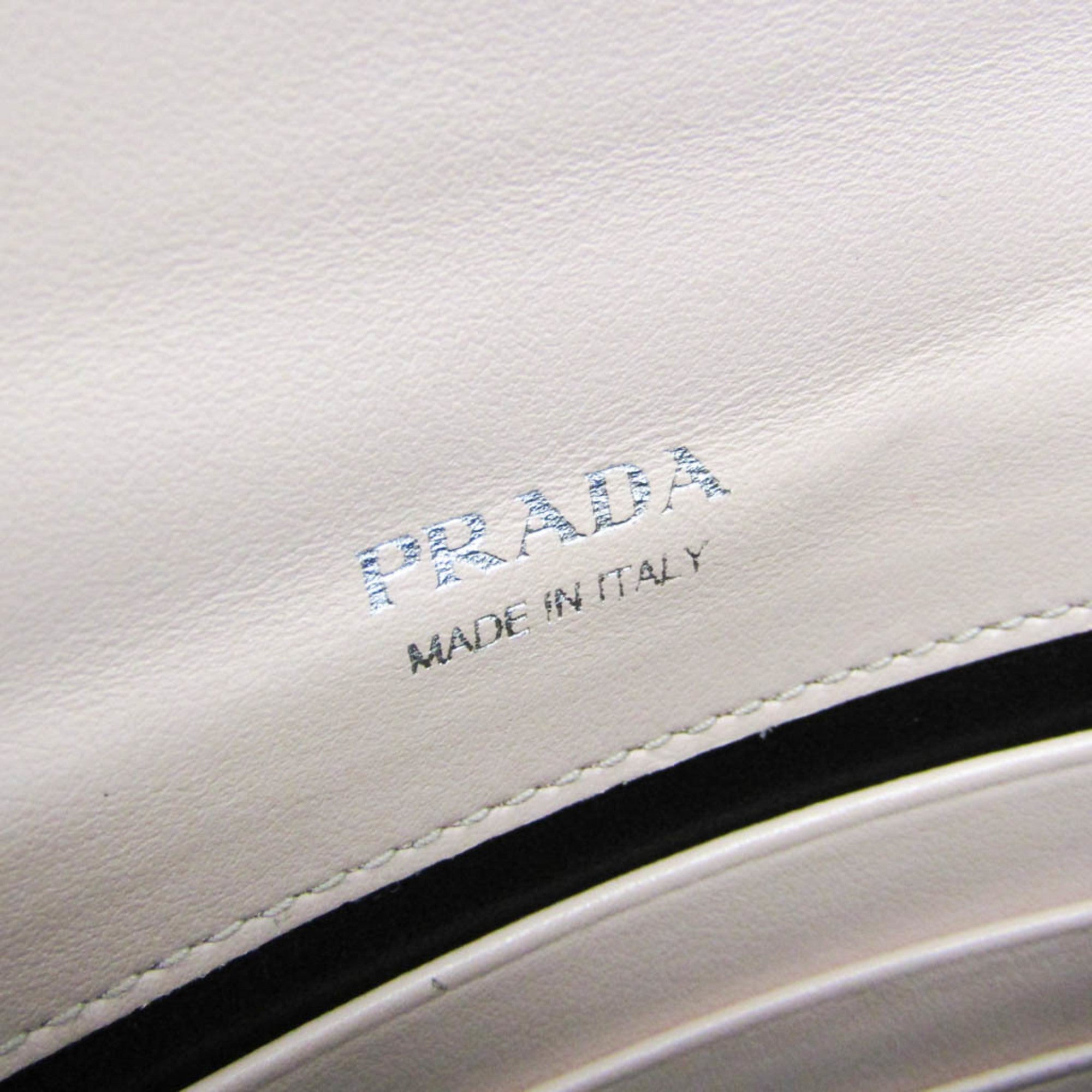 Prada Envelope Chain · Leather Clutch