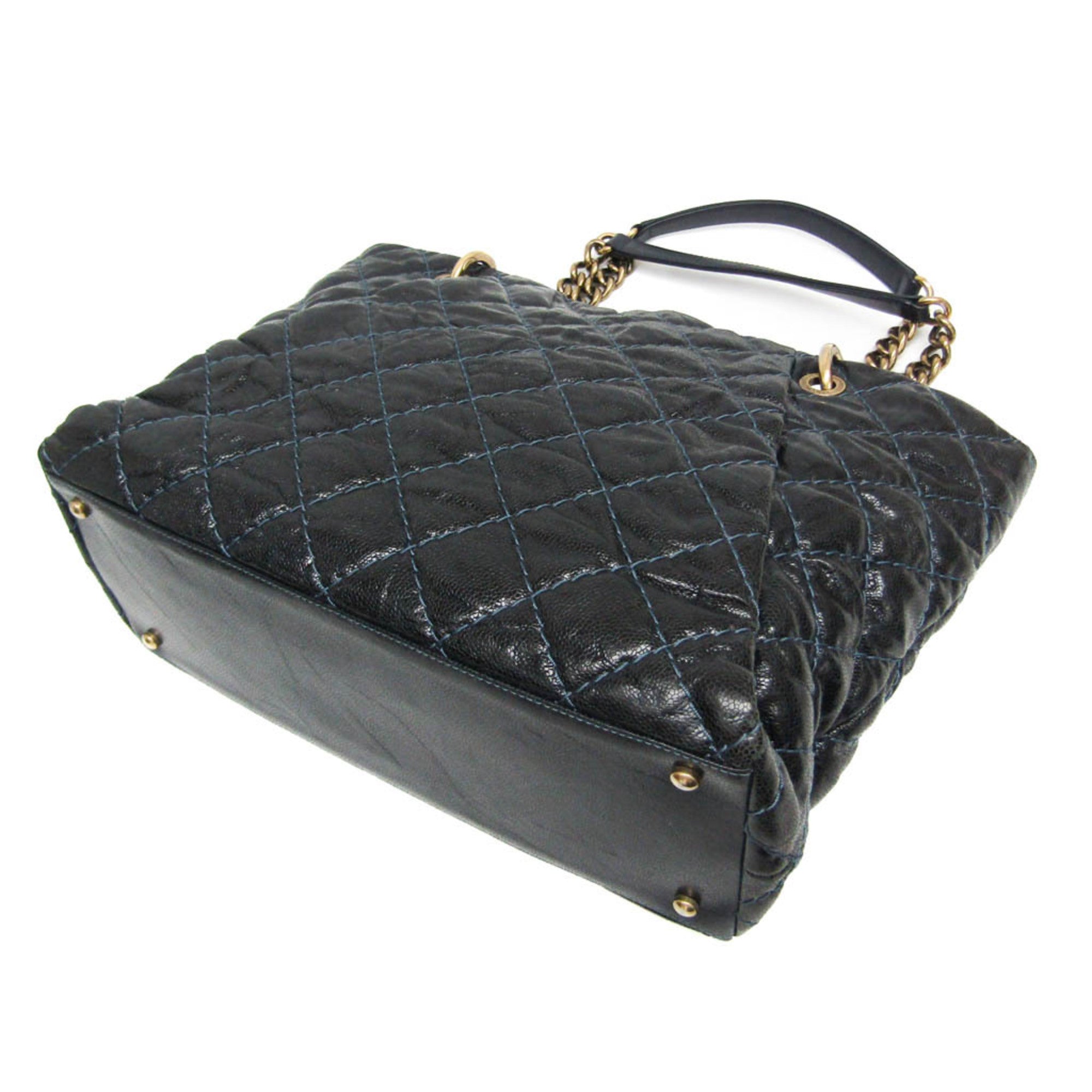 Chanel Matelasse Chain · Grained Calfskin