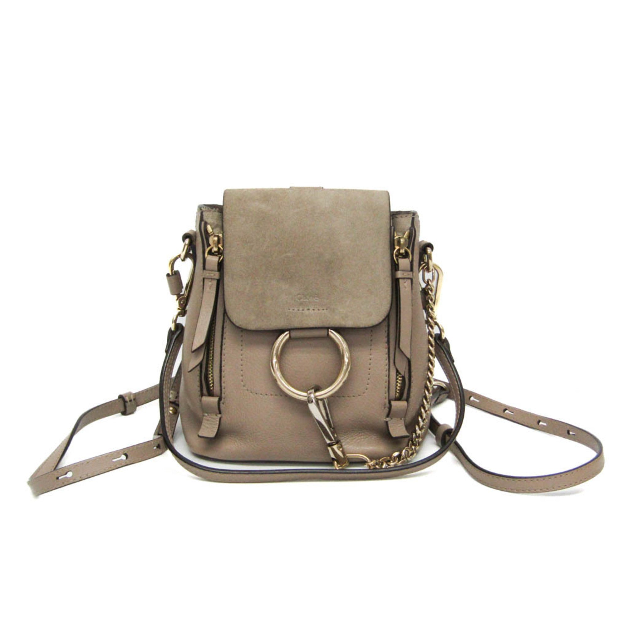 Chloé Faye · Leather & Suede Backpack