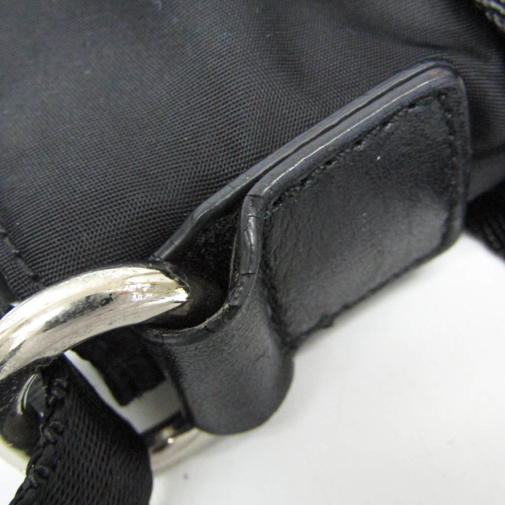 Hunting World · Nylon & Leather Shoulder Bag