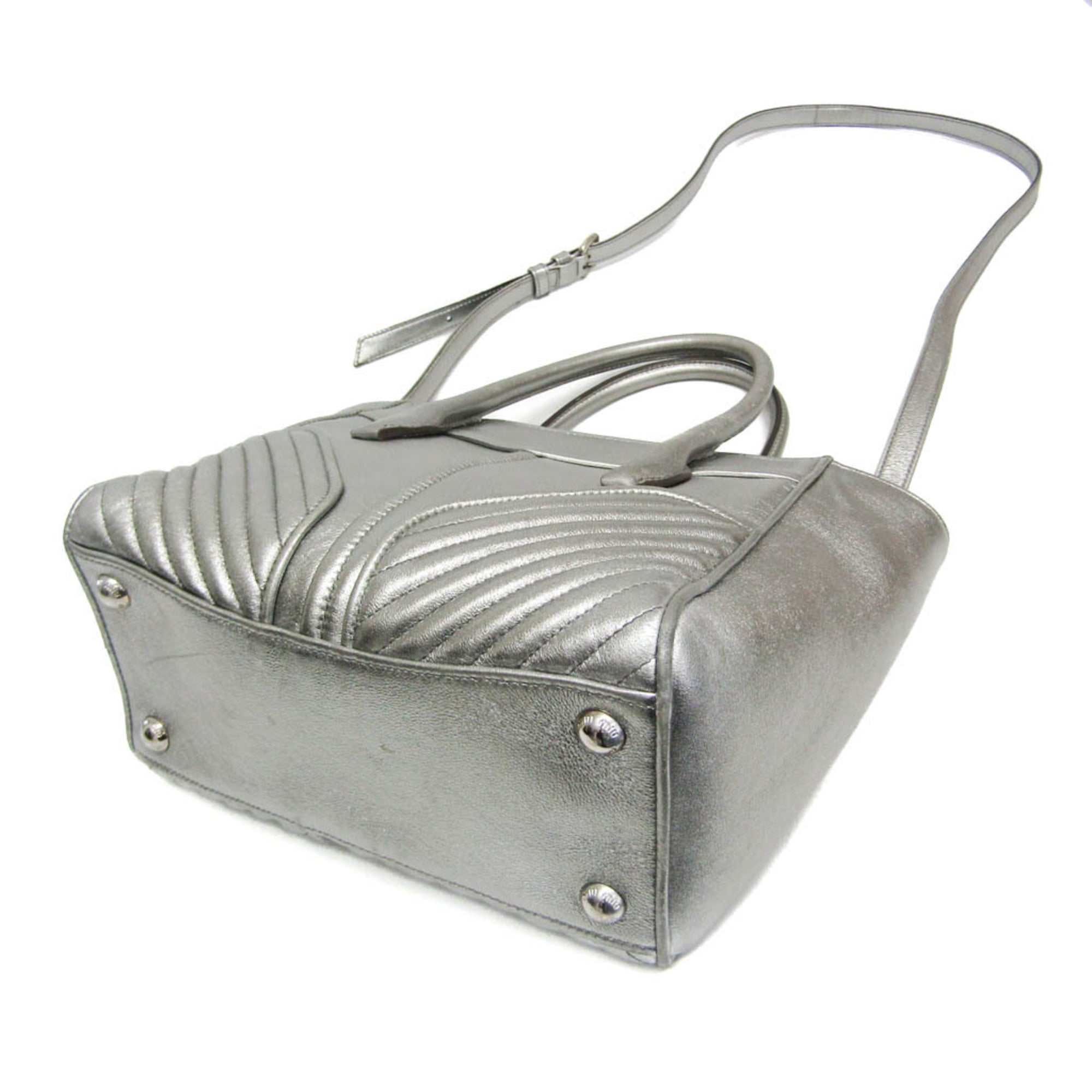 Miu Miu Nappa Biker · Metallic Leather