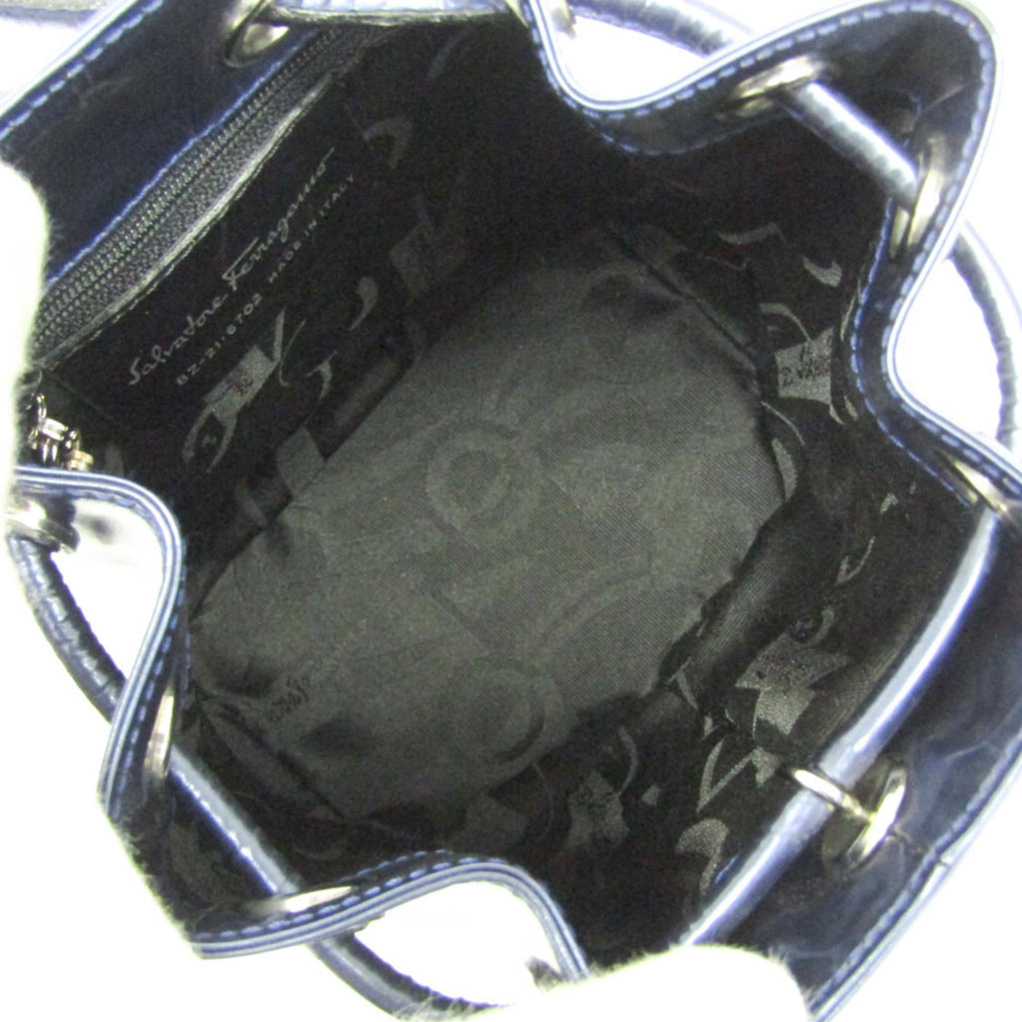 Salvatore Ferragamo Vara · Enamel Leather