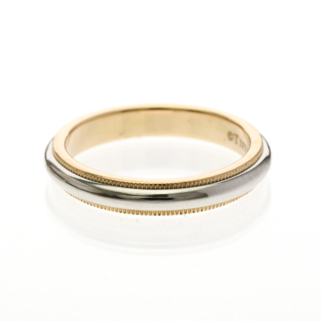 Tiffany Milgrain · Rose Gold & Platinum