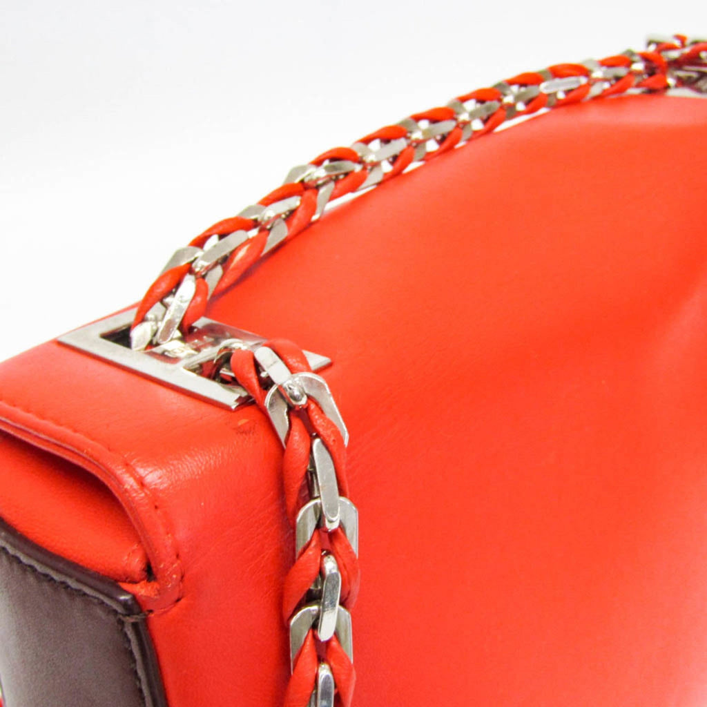 Fendi · Leather Shoulder Bag · Gold Hardware