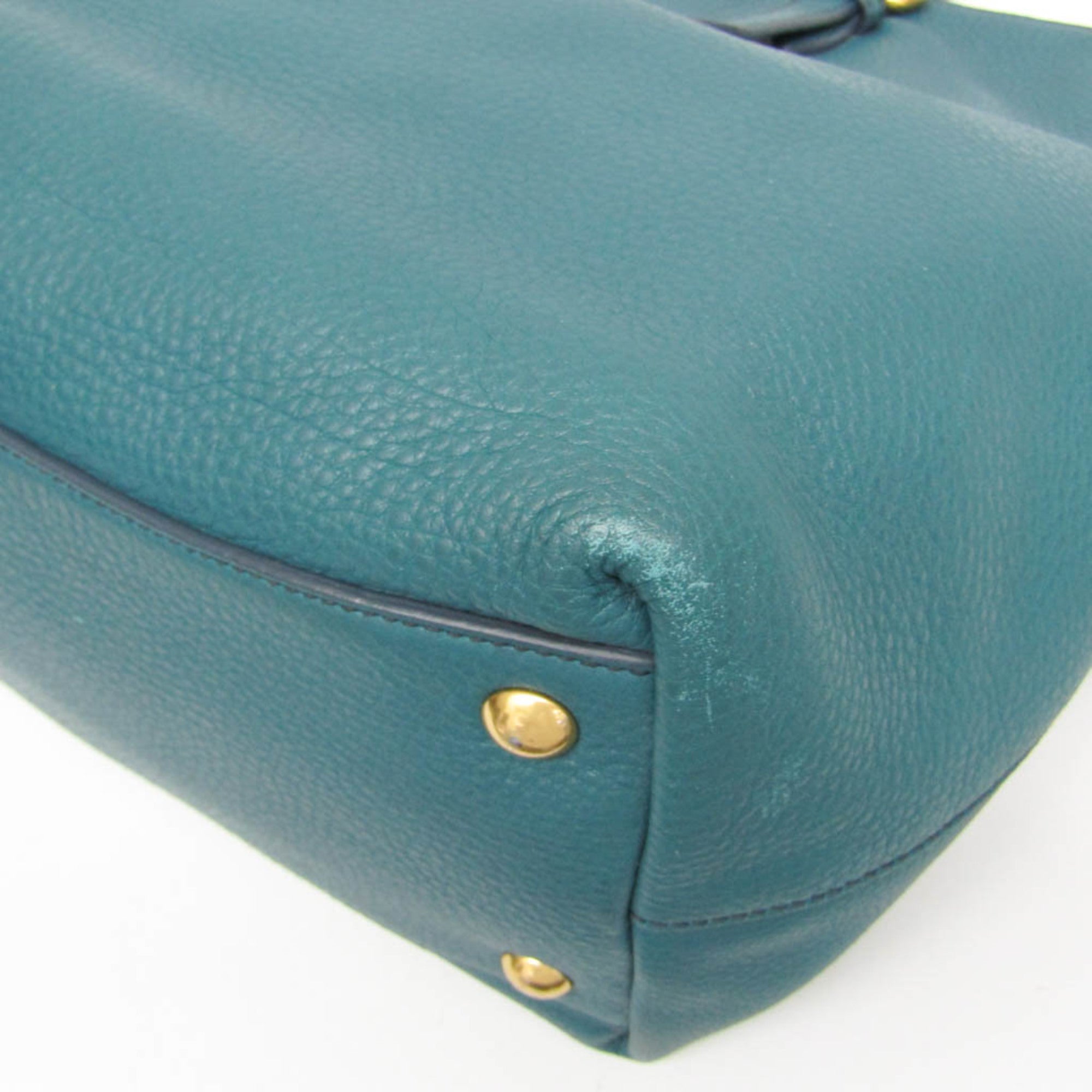 Miu Miu Vitello Daino · Leather Tote