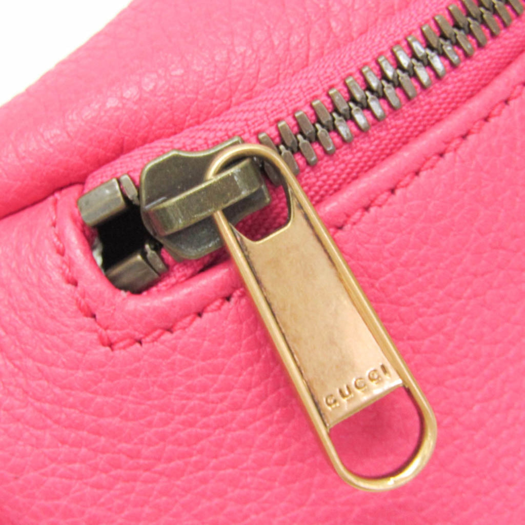 Gucci Logo Print · Leather Belt Bag