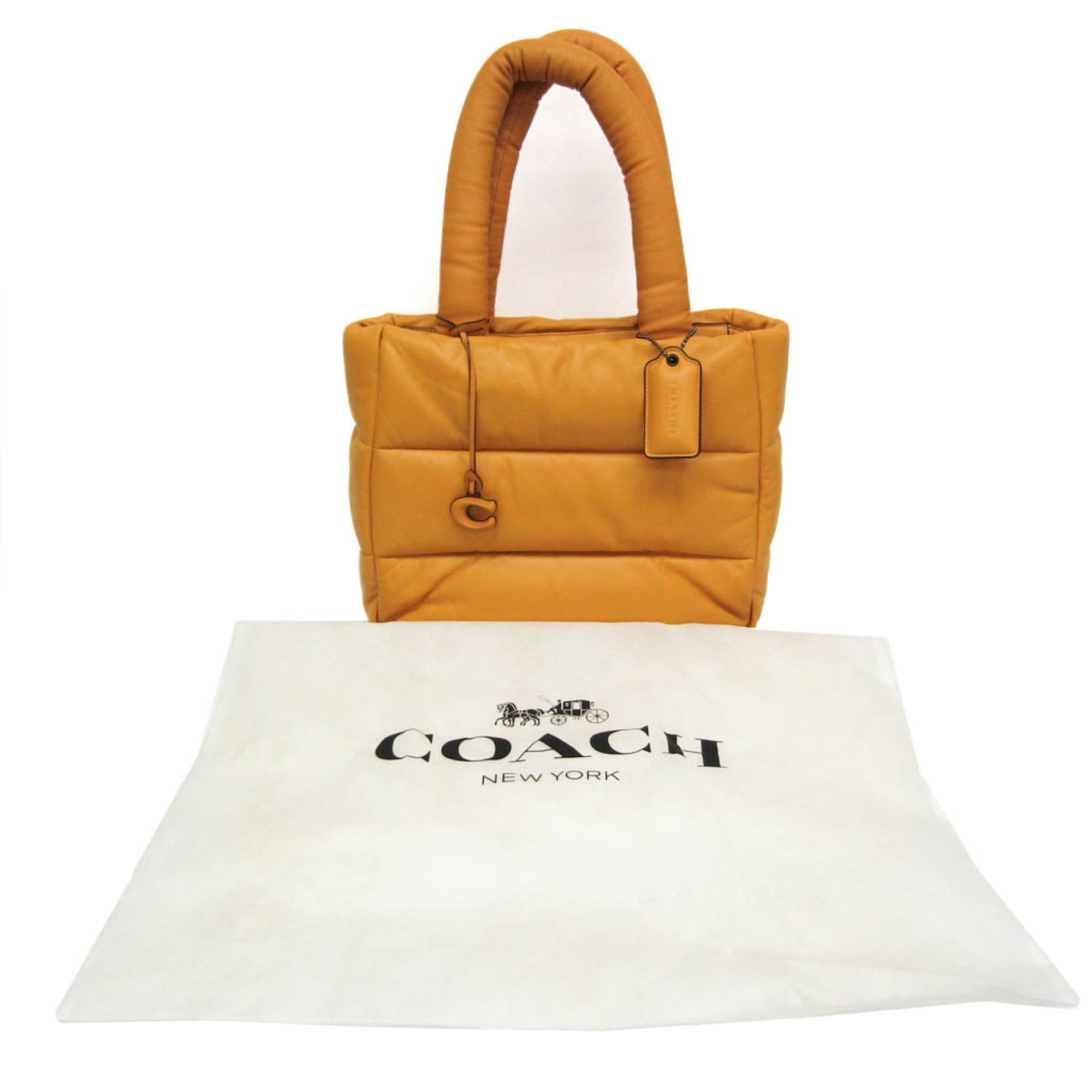 Coach Pillow Tote · Leather