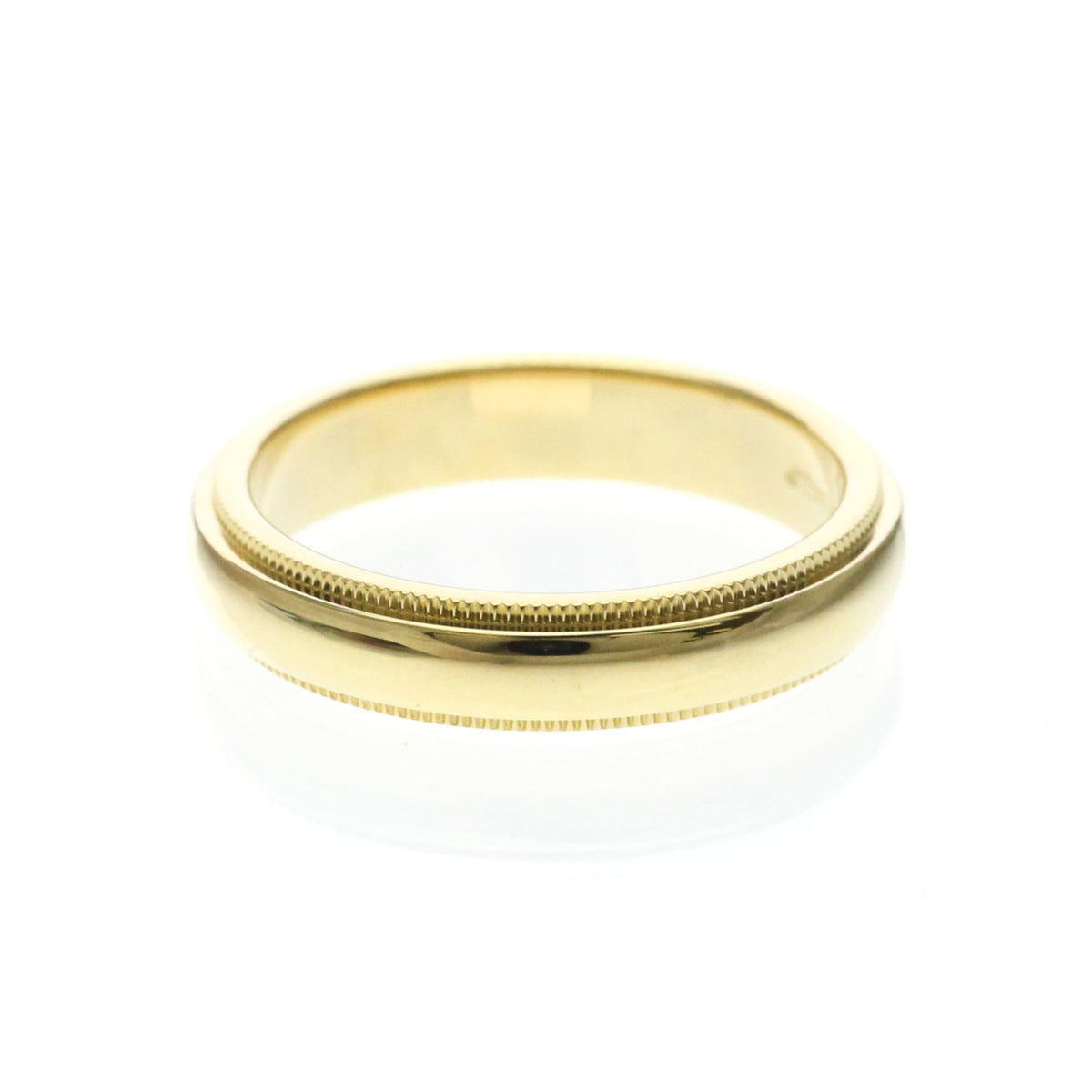 Tiffany Milgrain · 18K Yellow Gold