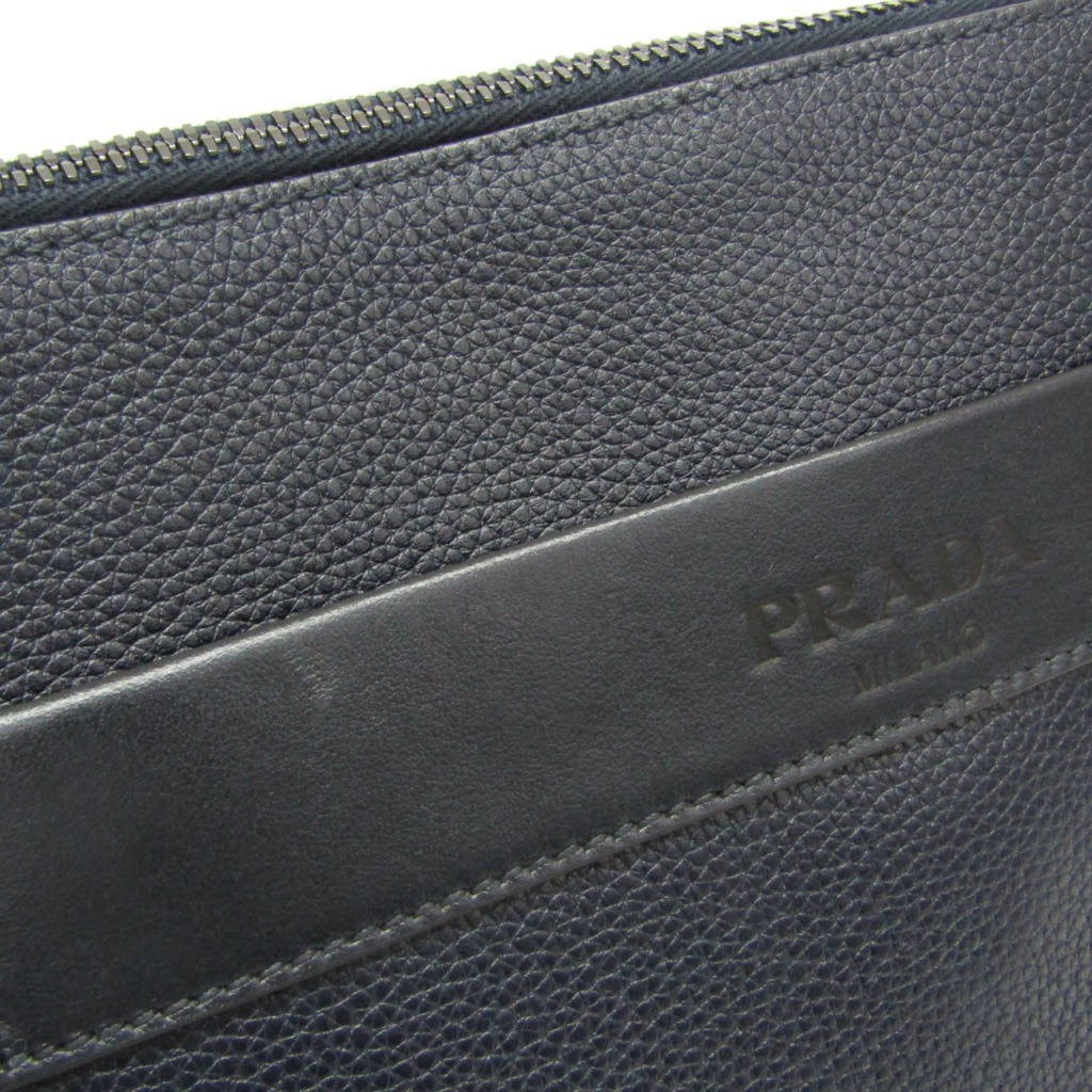 Prada Leather Messenger · Dual Tone