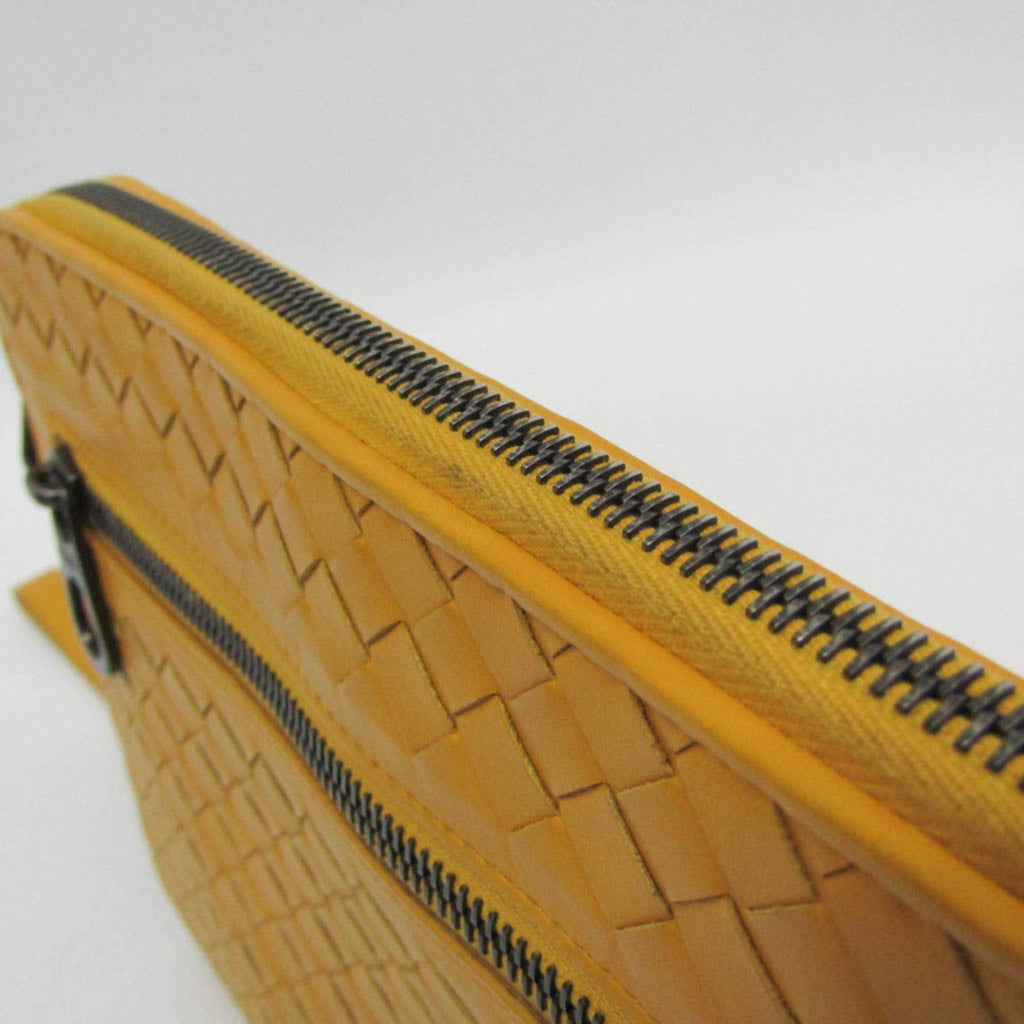 Bottega Veneta Intrecciato · Leather Clutch