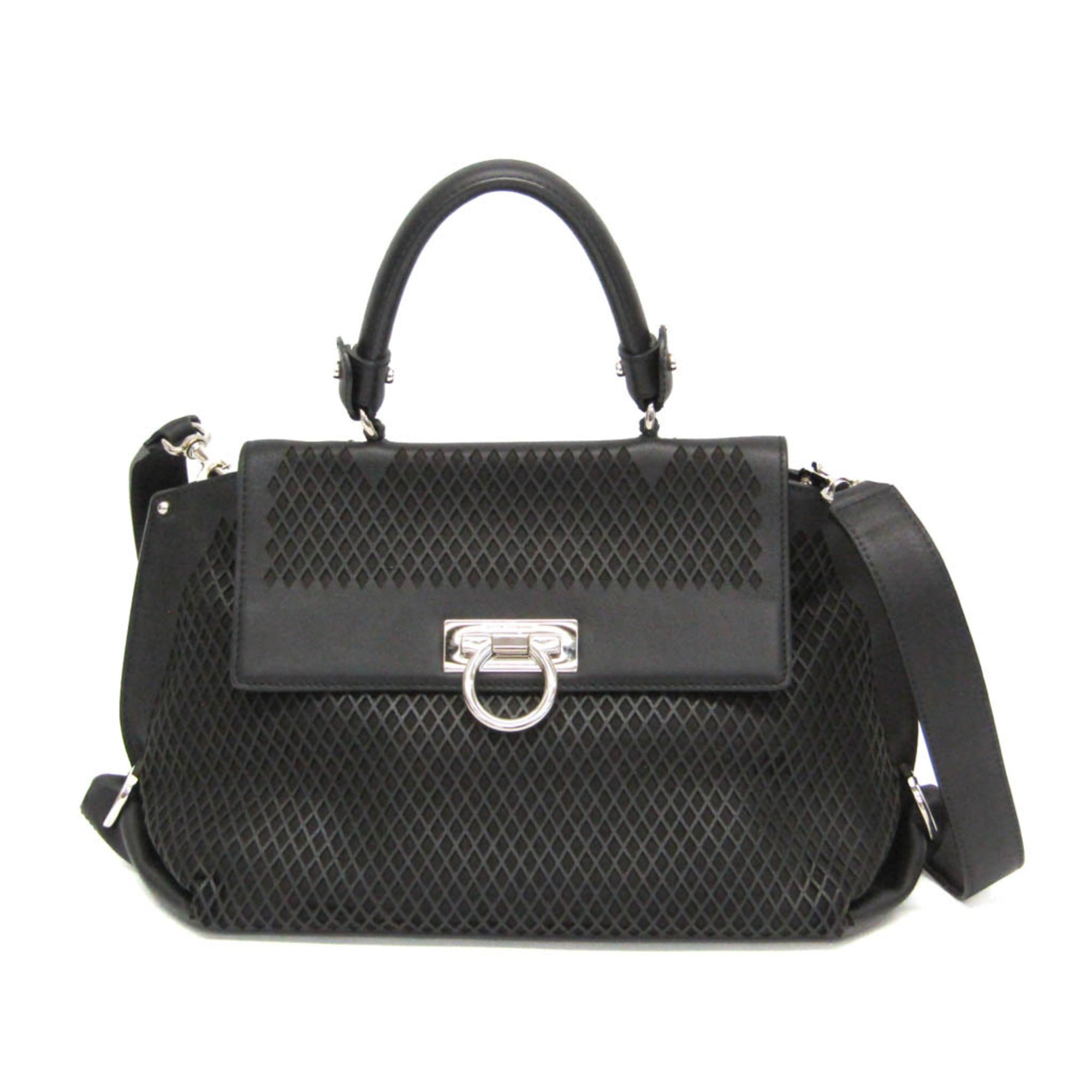 Salvatore Ferragamo Gancini · Punching Leather