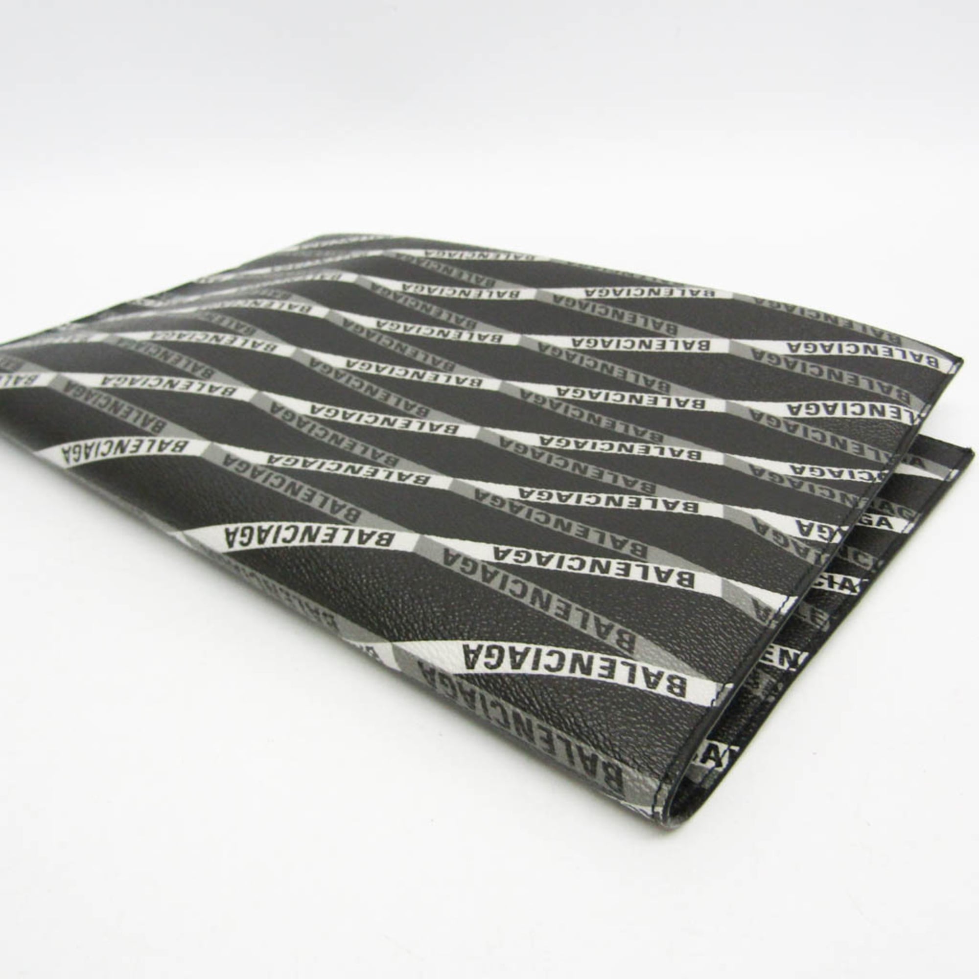 Balenciaga Logo Print · Leather Clutch