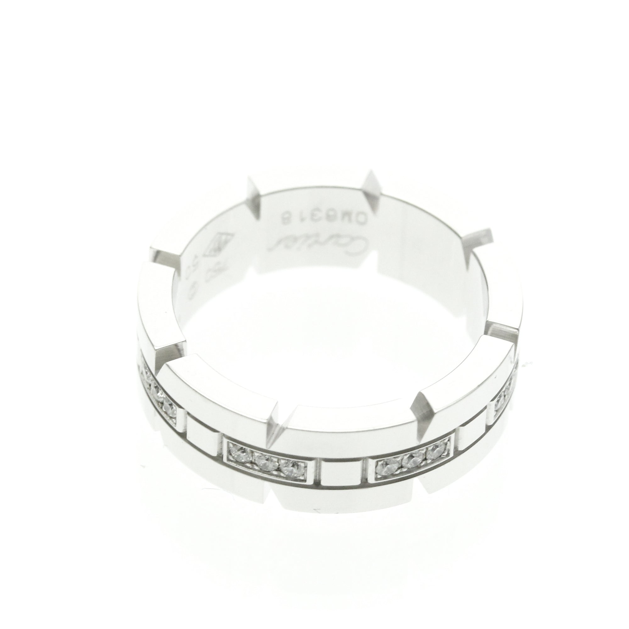 Cartier Tank Française · 18K White Gold · Diamond