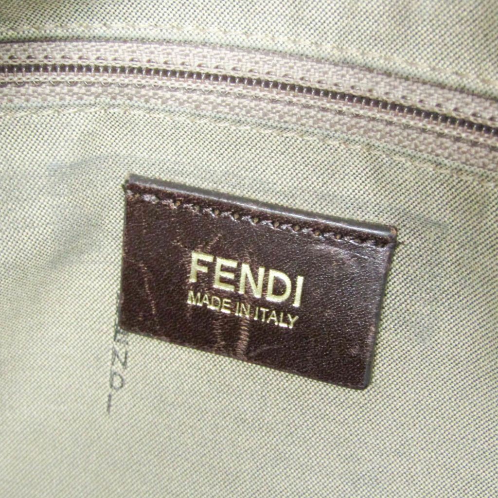 Fendi Zucchino · Coated Canvas Tote