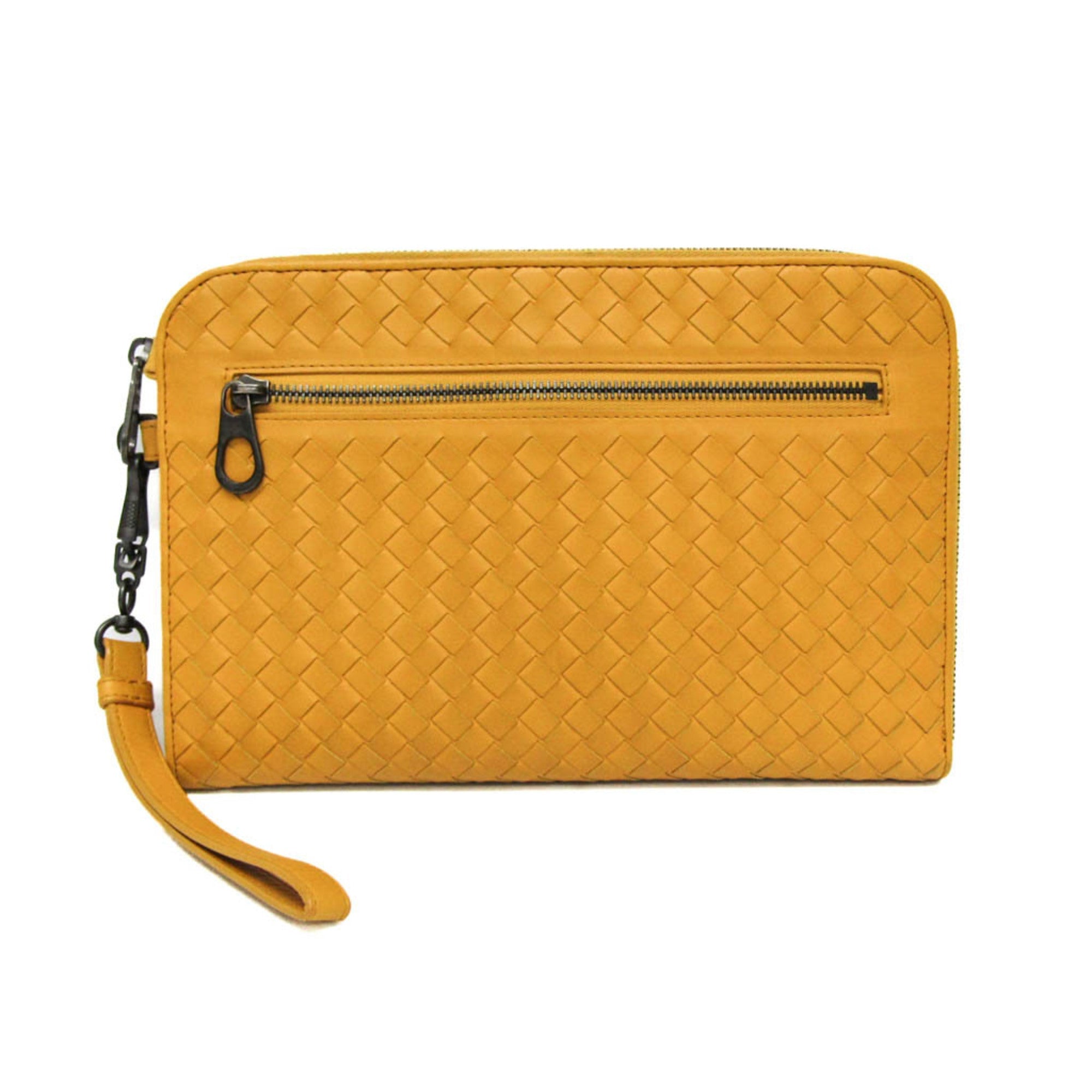 Bottega Veneta Intrecciato · Leather Clutch