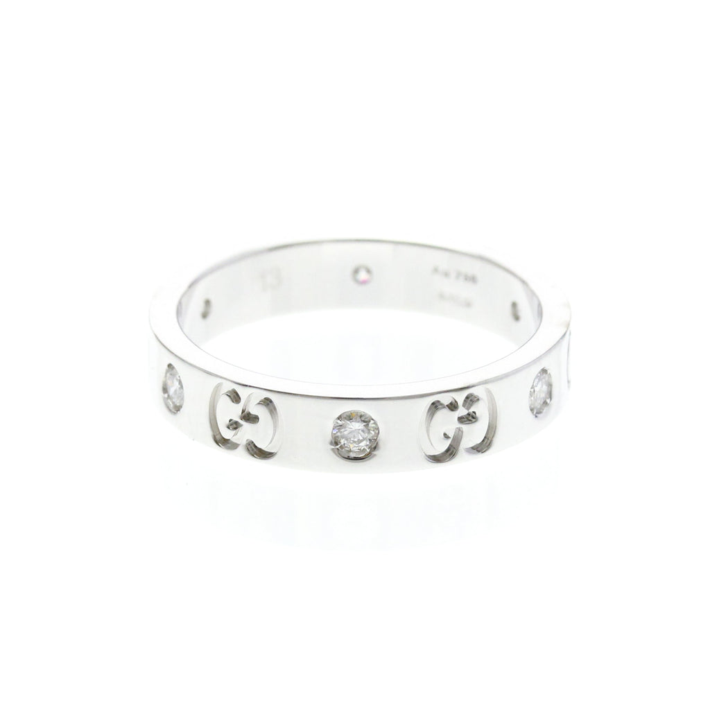 Gucci Icon · Diamond · 18K White Gold