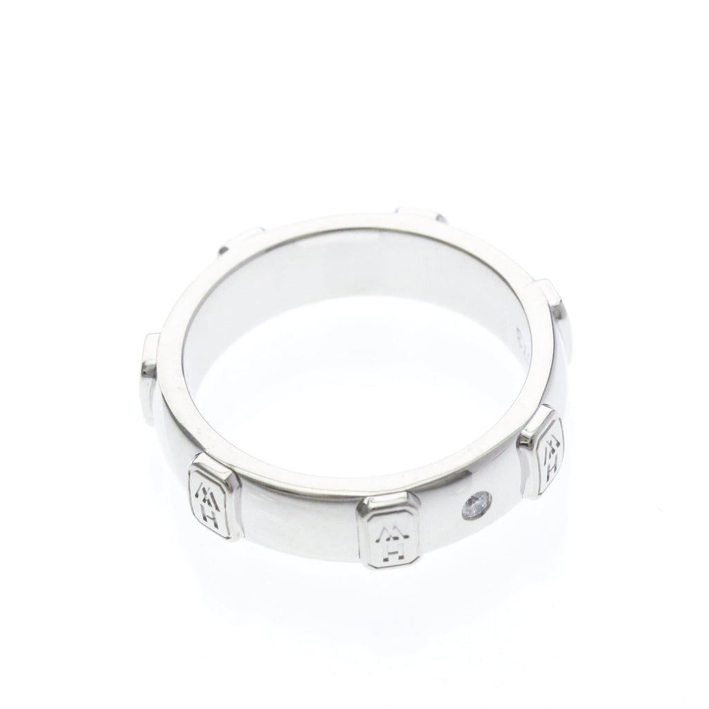 Harry Winston HW Logo · 18K White Gold