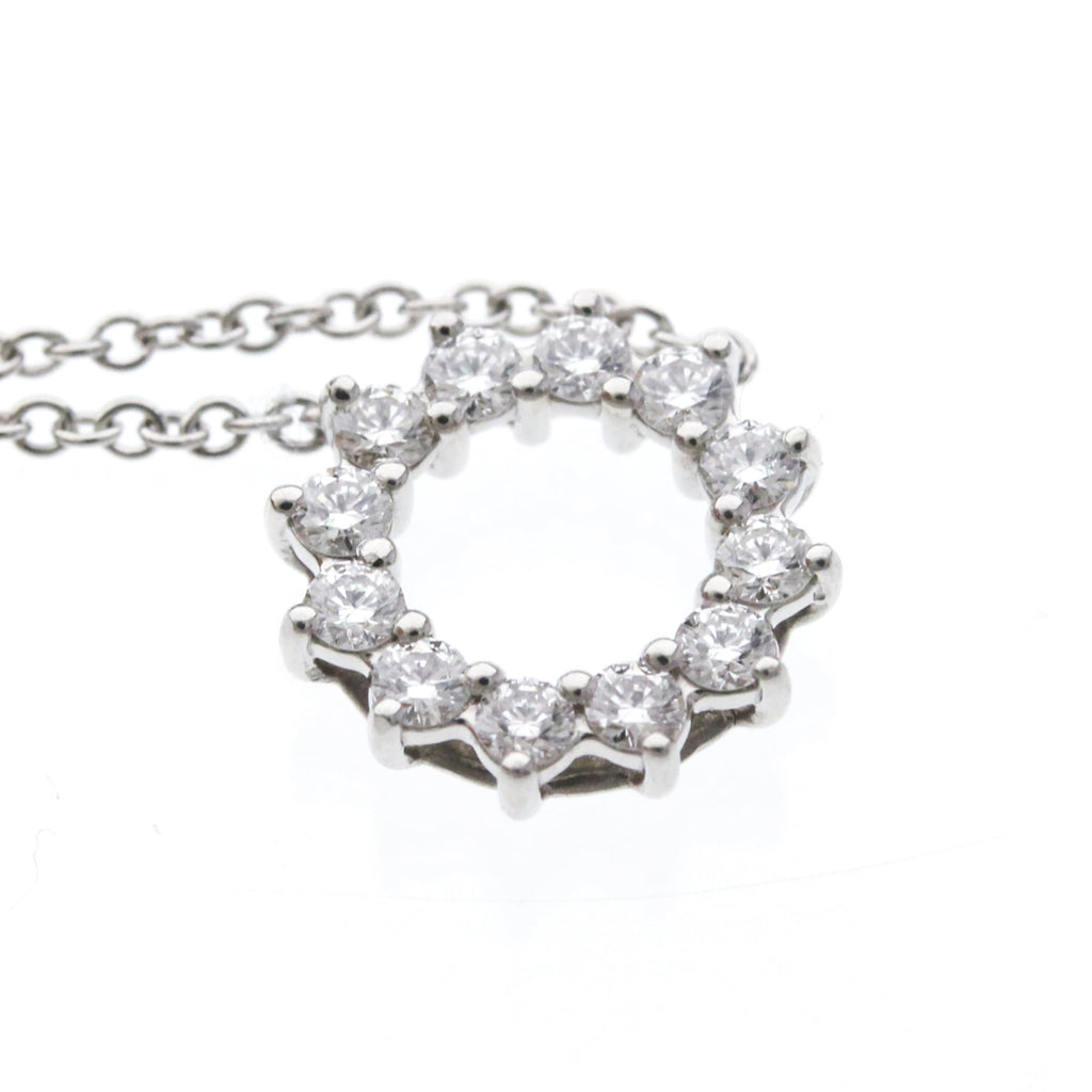 Tiffany Open Circle Mini · Platinum · Diamond