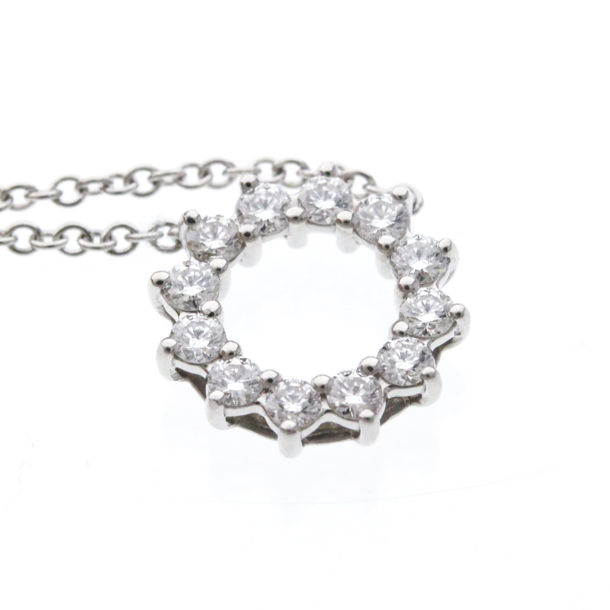 Tiffany Open Circle Mini · Platinum · Diamond