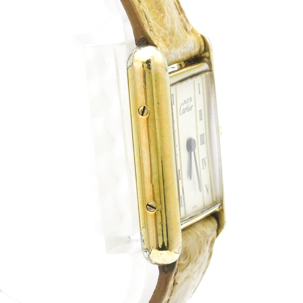 Cartier Must Tank · Vermeil · Quartz