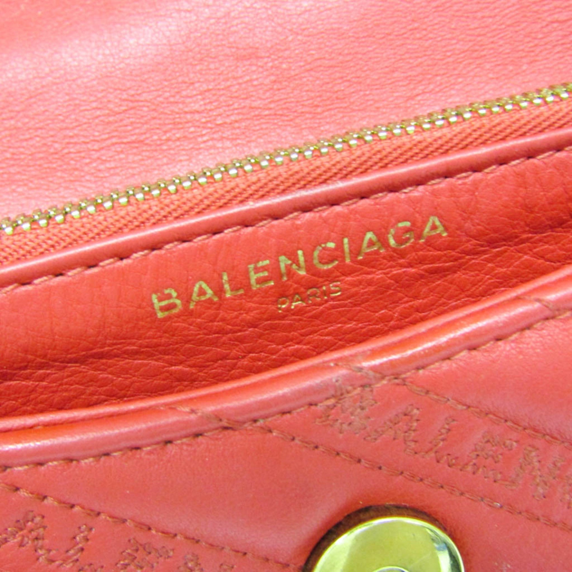 Balenciaga BB Logo · Leather Shoulder Bag