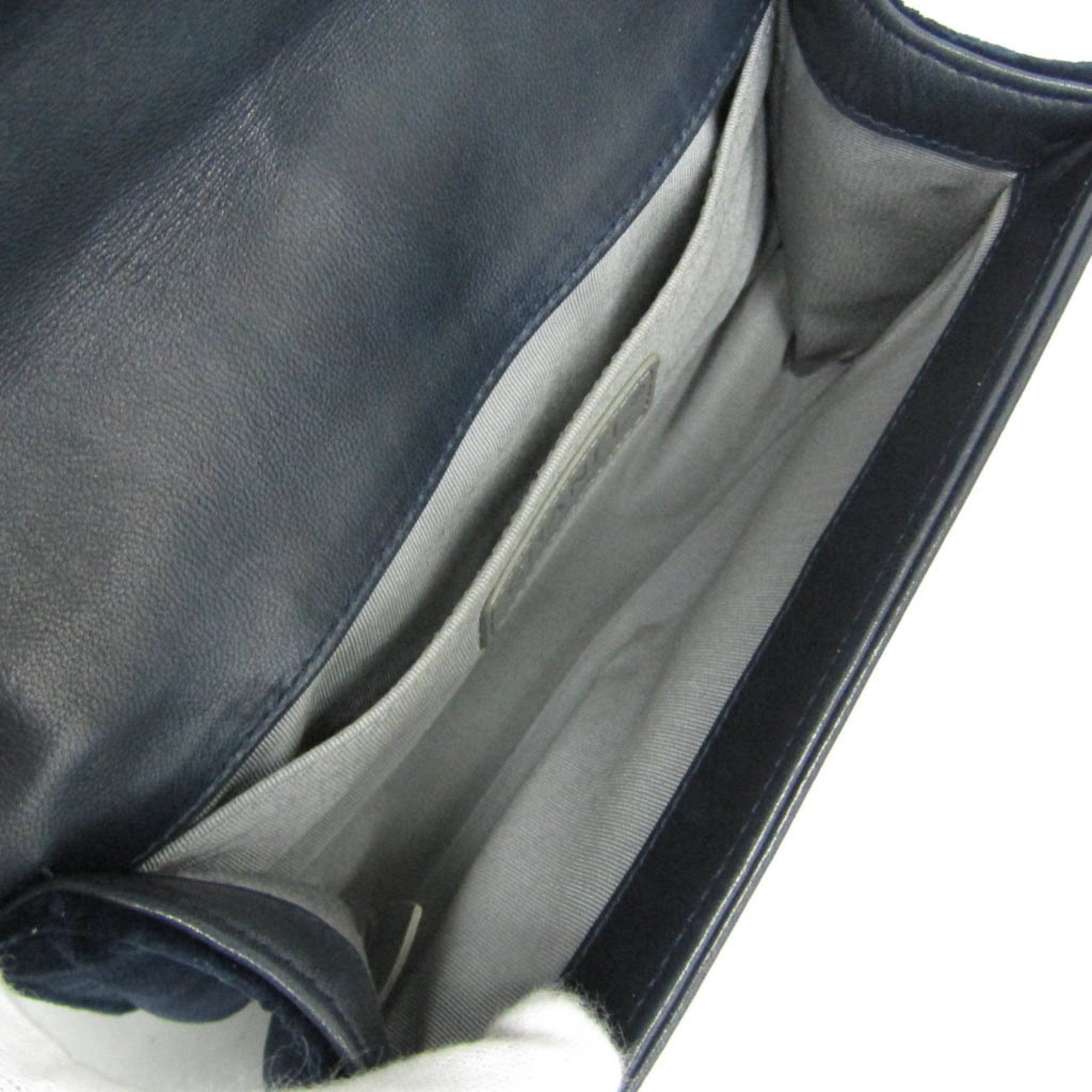 Chanel Boy · Velvet · Chain Shoulder Bag