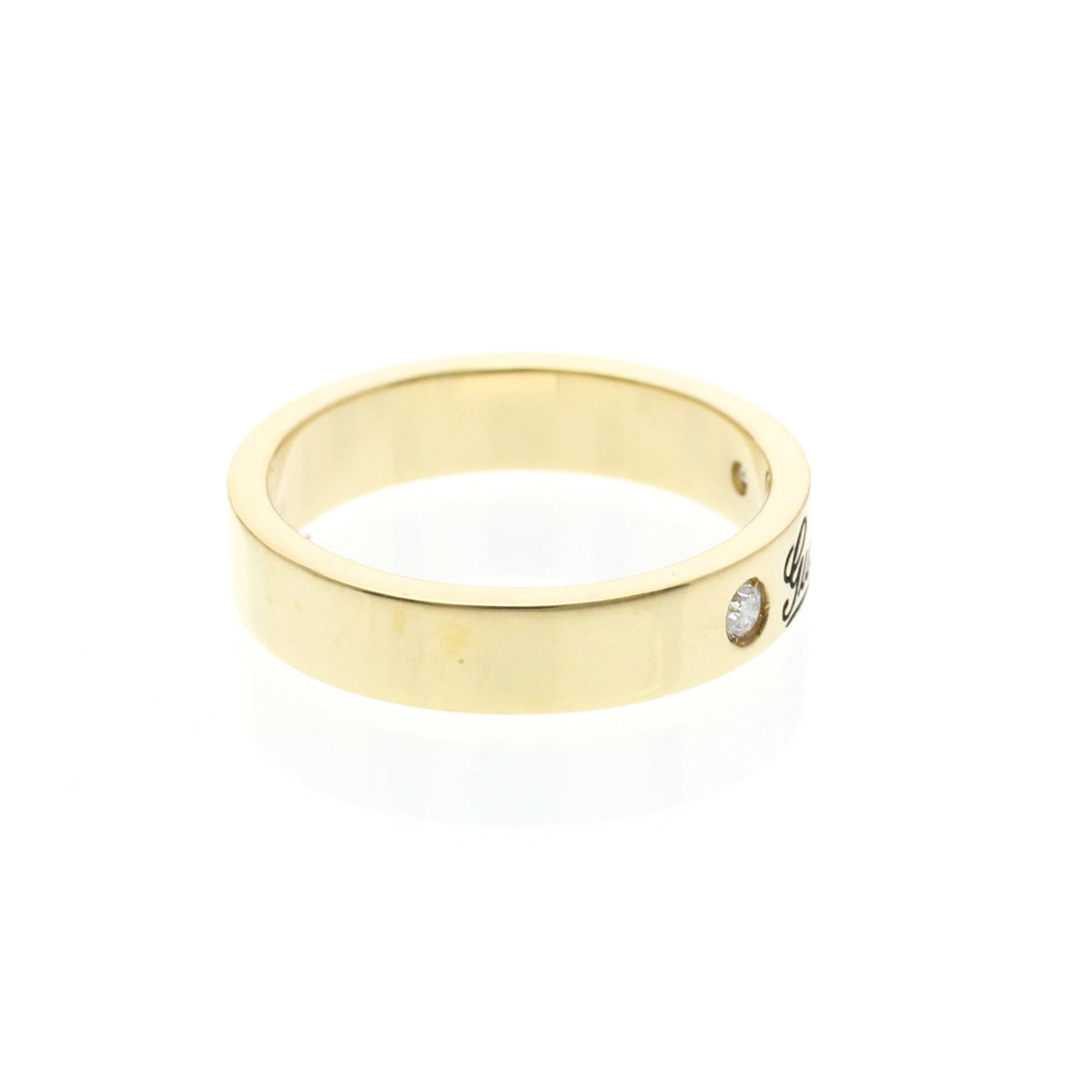Gucci Icon · Diamond Band · 18K Yellow Gold