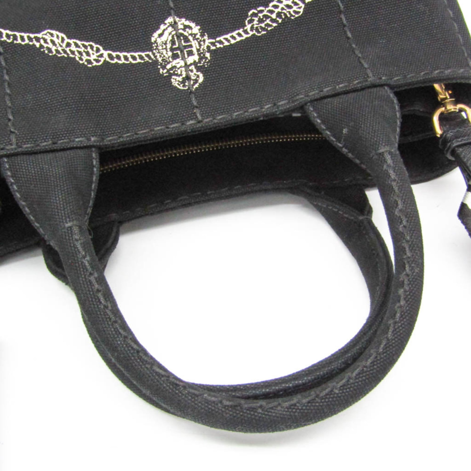 Prada Canapa · Denim Shoulder Bag