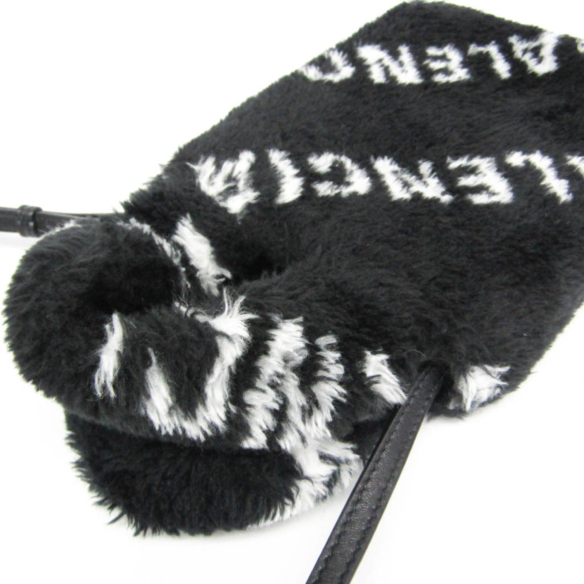 Balenciaga Everyday Phone Holder · Faux Fur