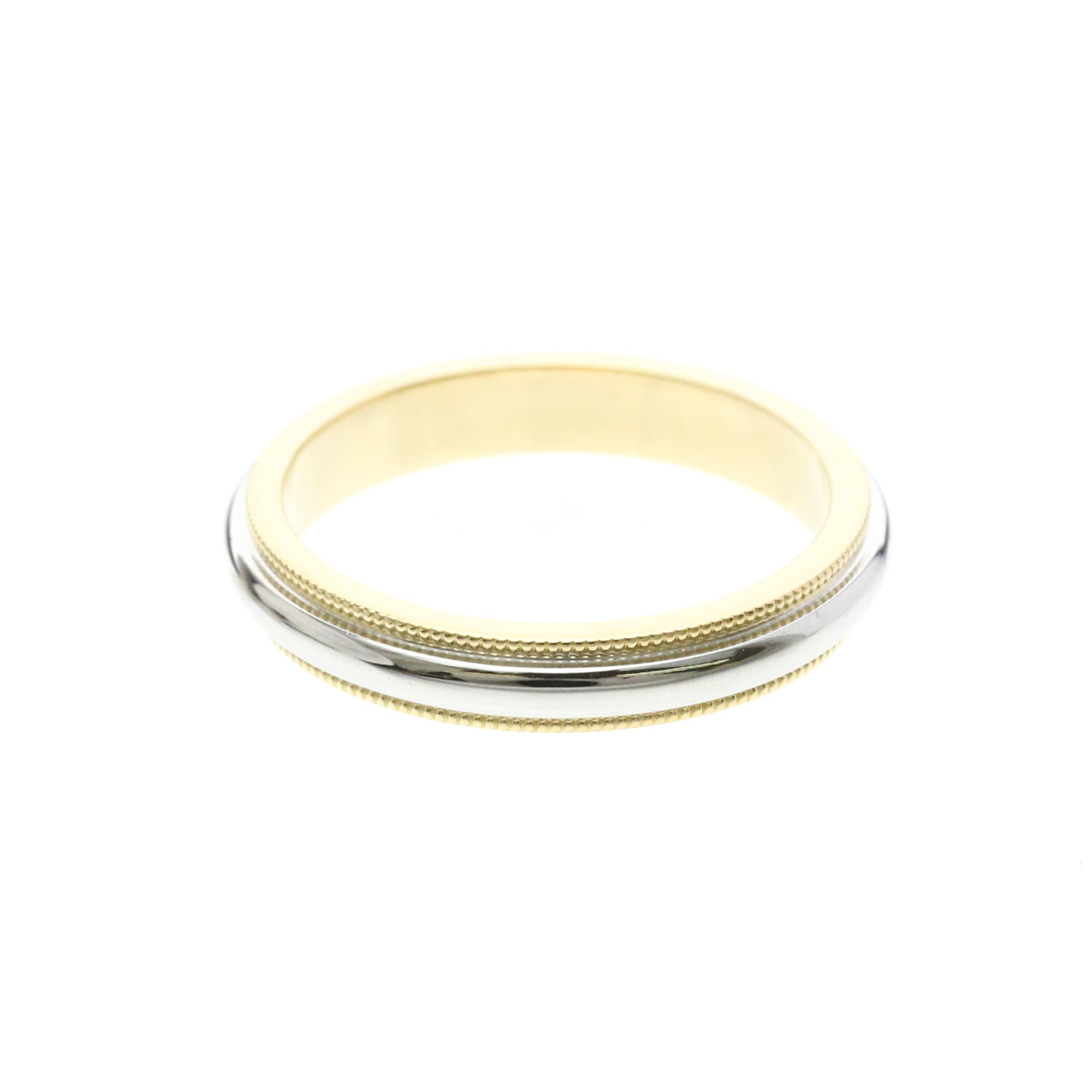 Tiffany Milgrain · Platinum & 18K Gold
