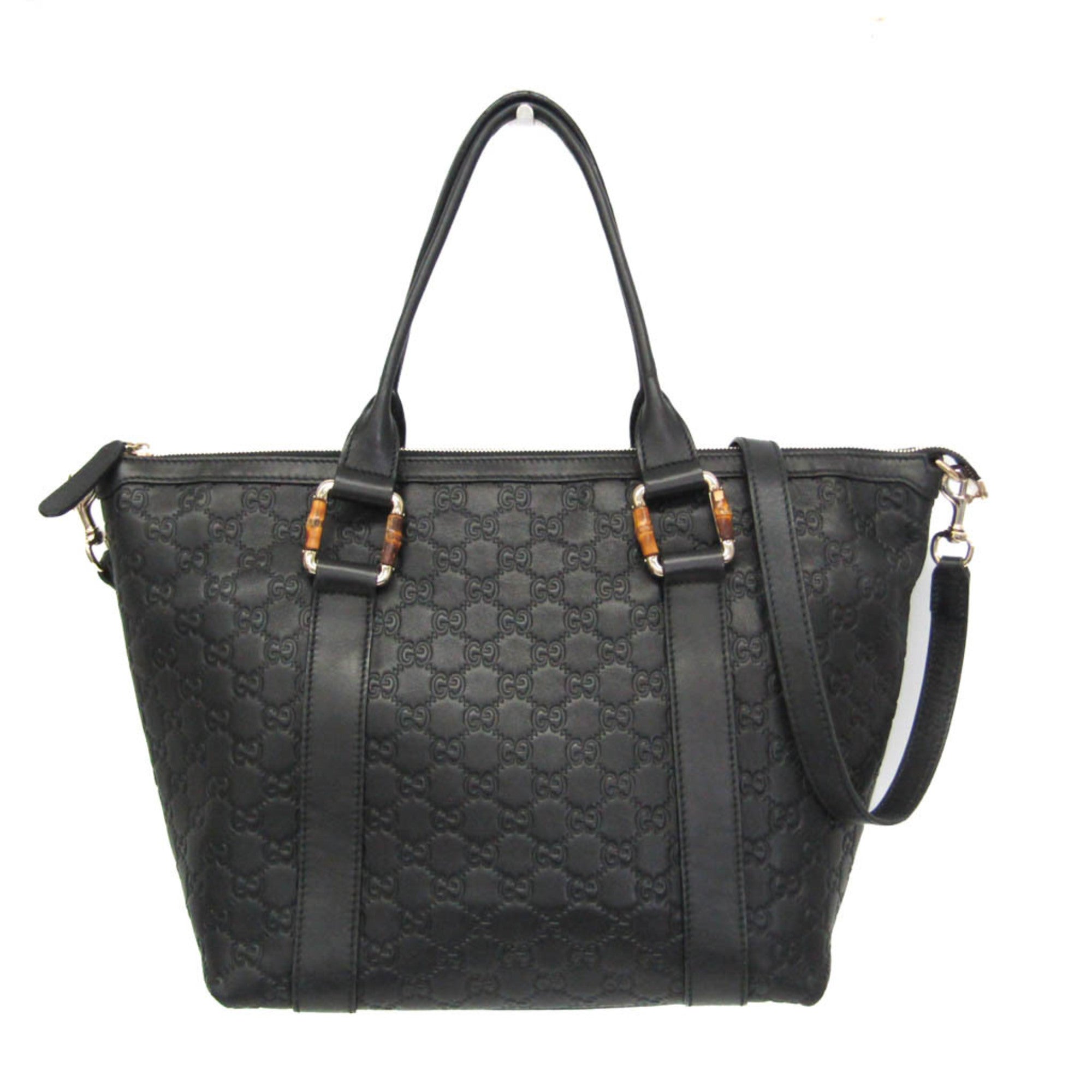 Gucci Guccissima · Bamboo · Leather Tote