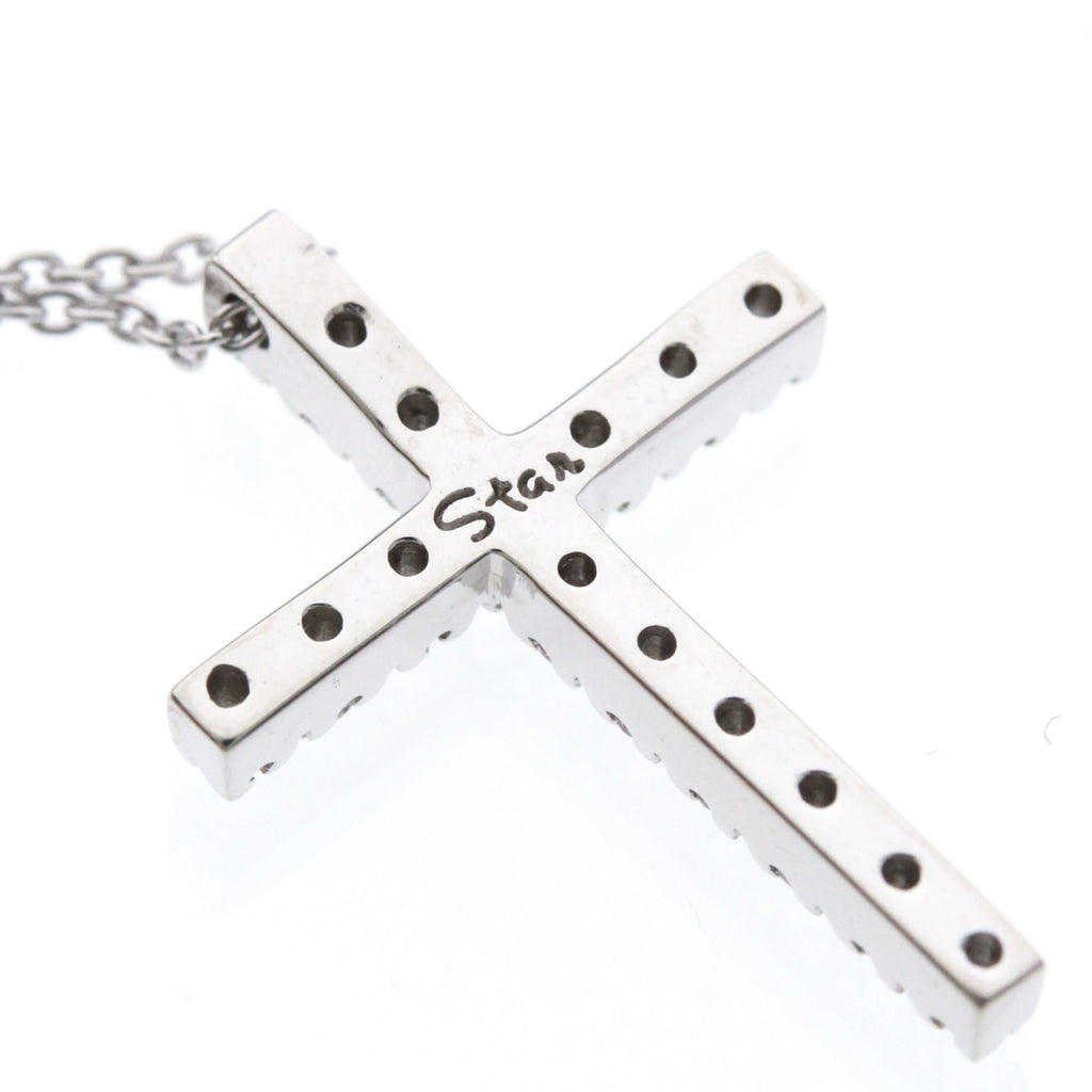 Star Jewelry Diamond Cross · 18K White Gold